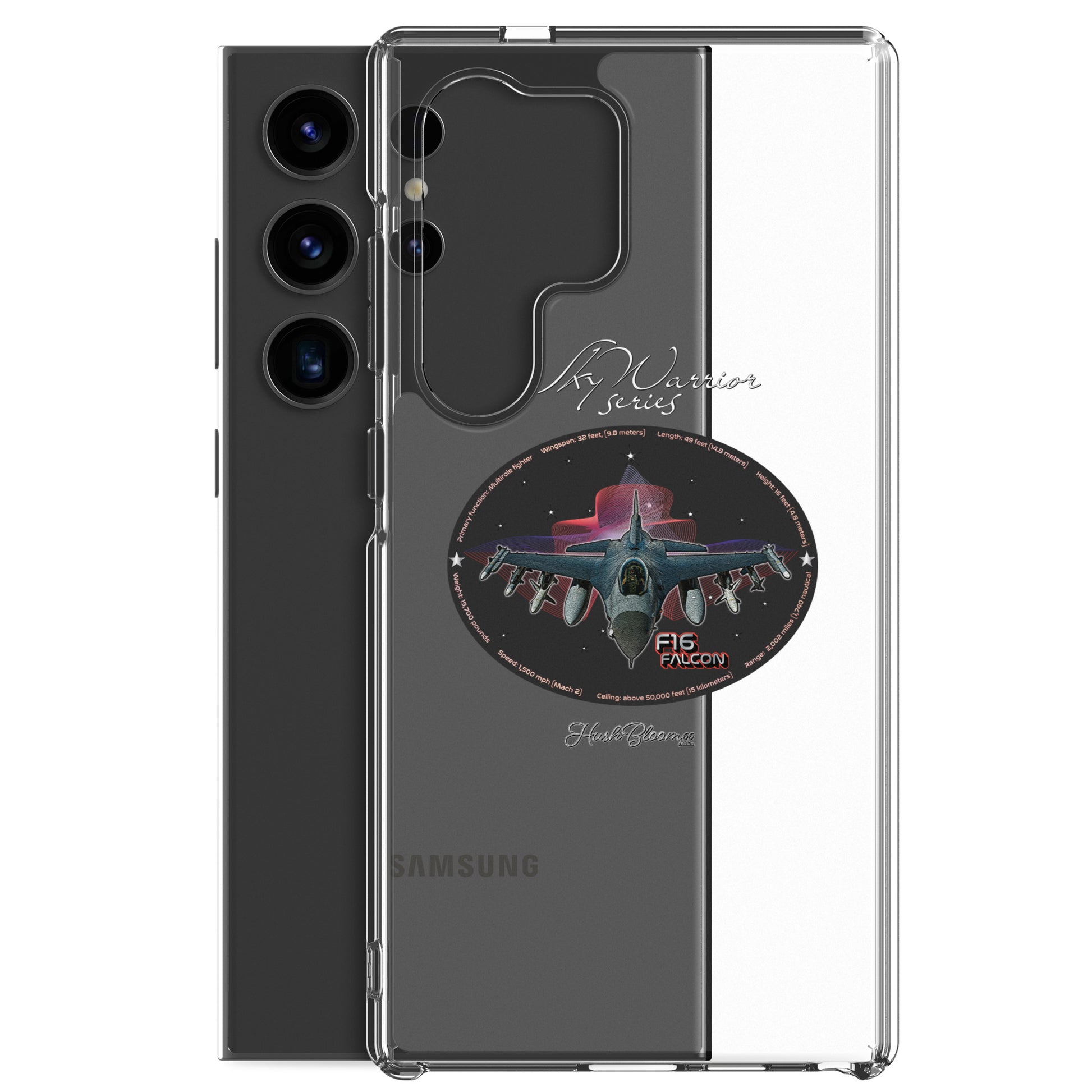 F16 Falcon Clear Case for Samsung