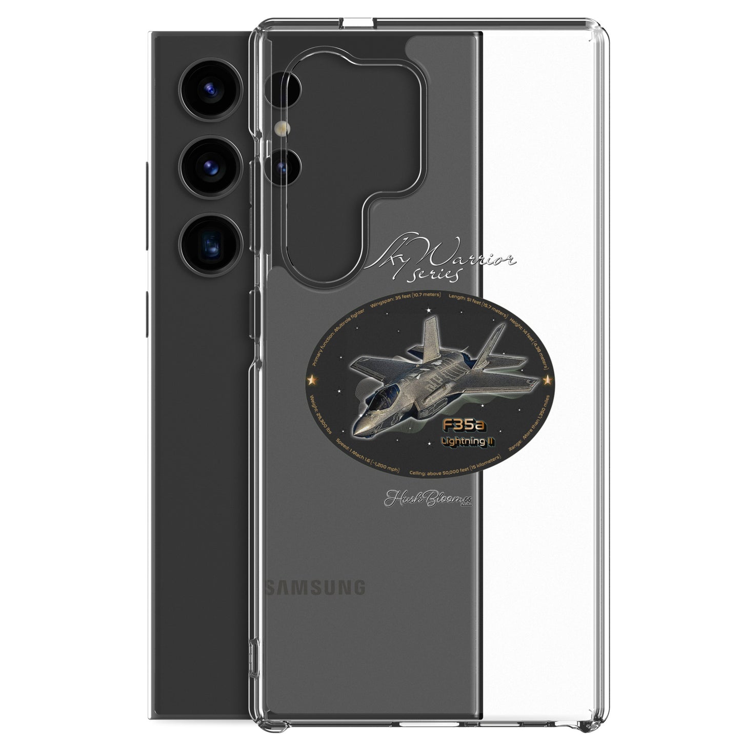 F35A Lightning Clear Case for Samsung