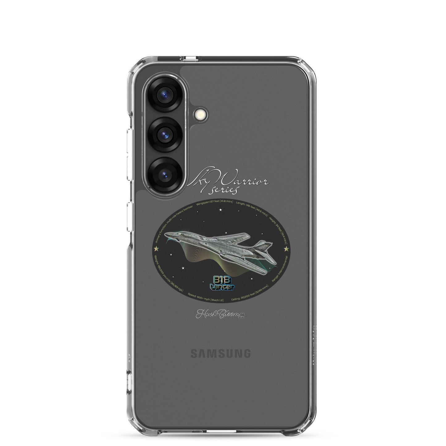 B1B Lancer Clear Case for Samsung