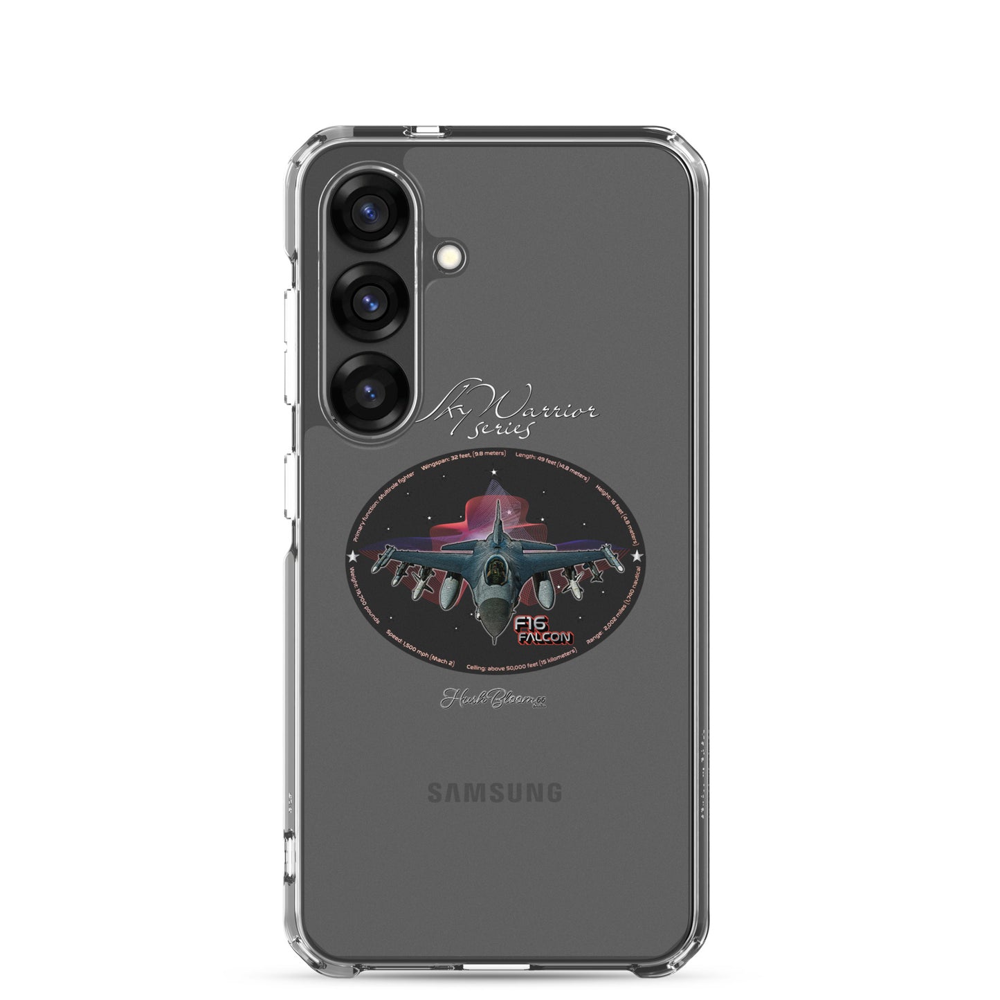 F16 Falcon Clear Case for Samsung