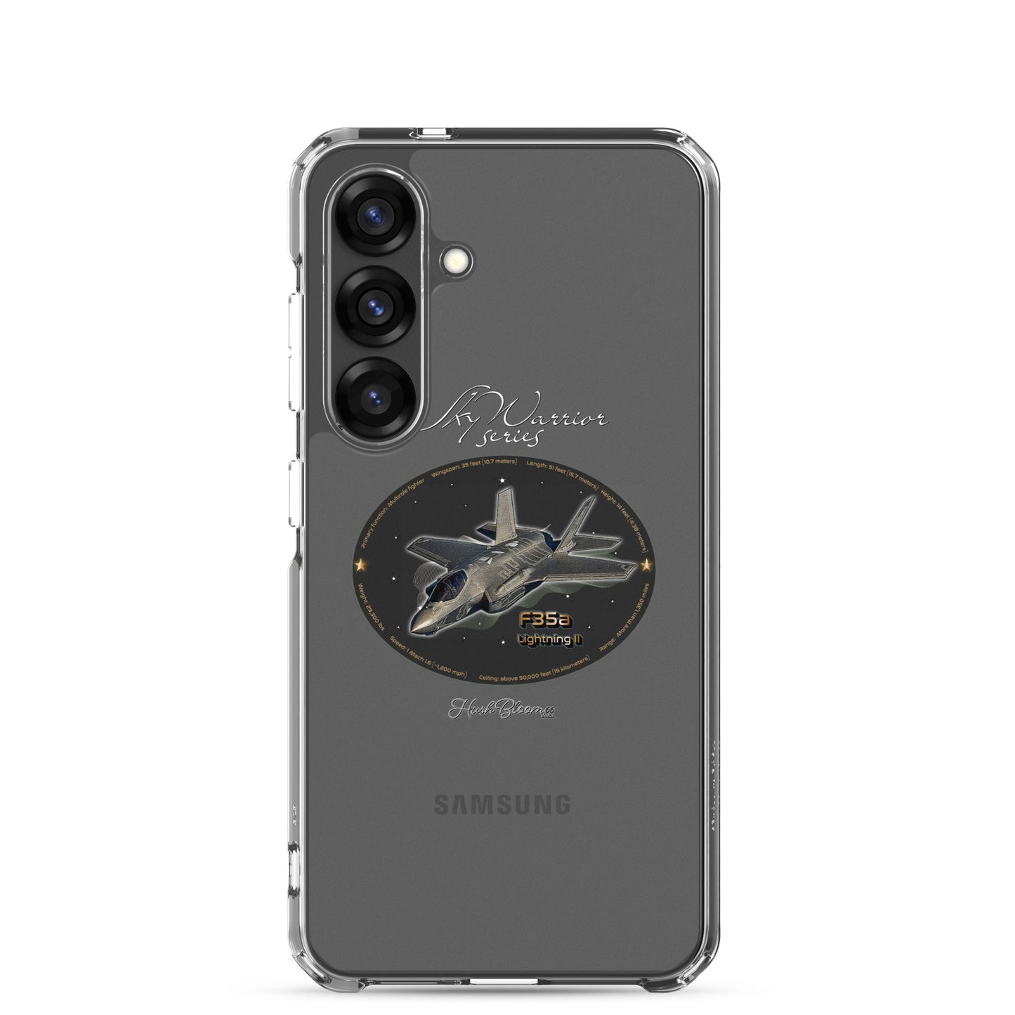 F35A Lightning Clear Case for Samsung