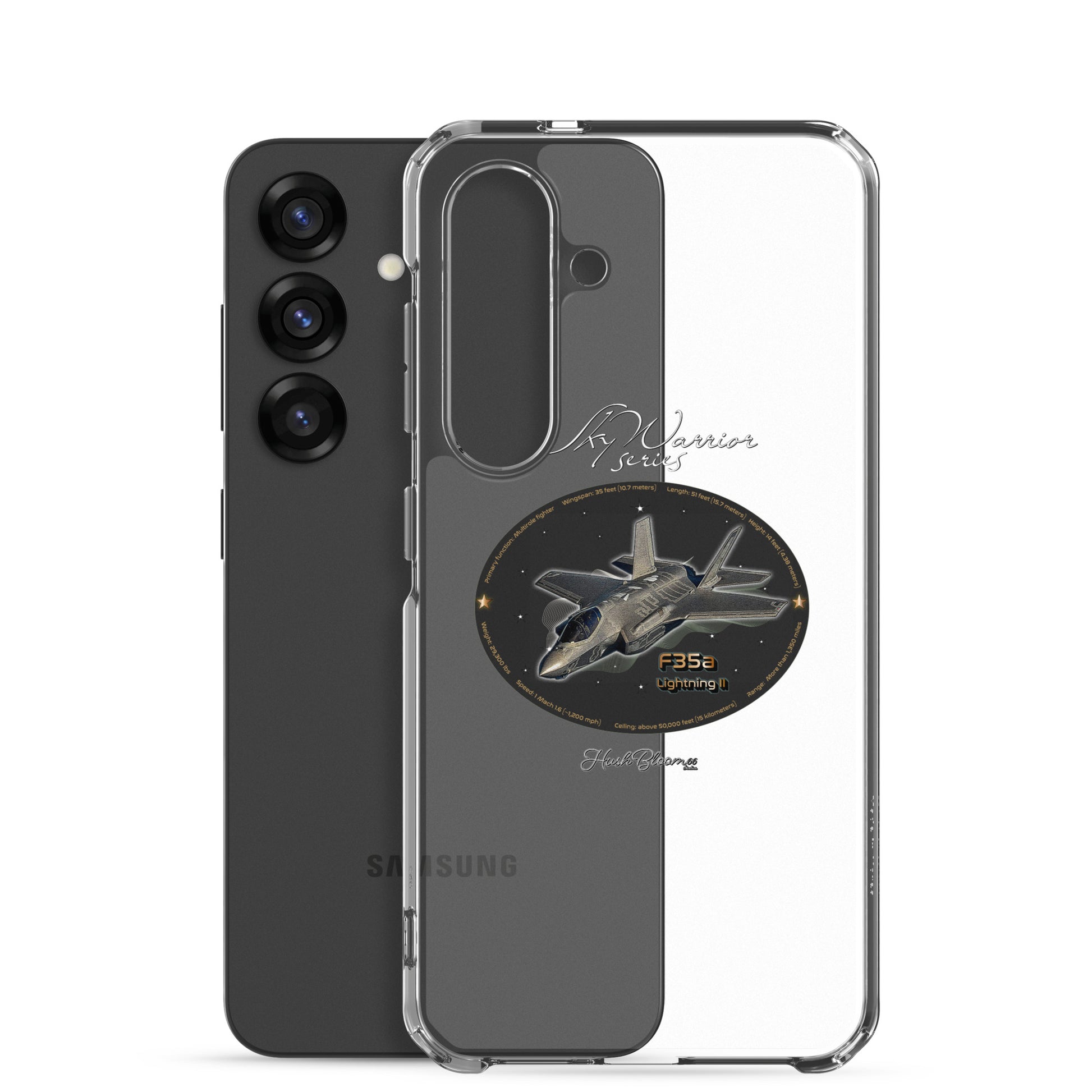 F35A Lightning Clear Case for Samsung