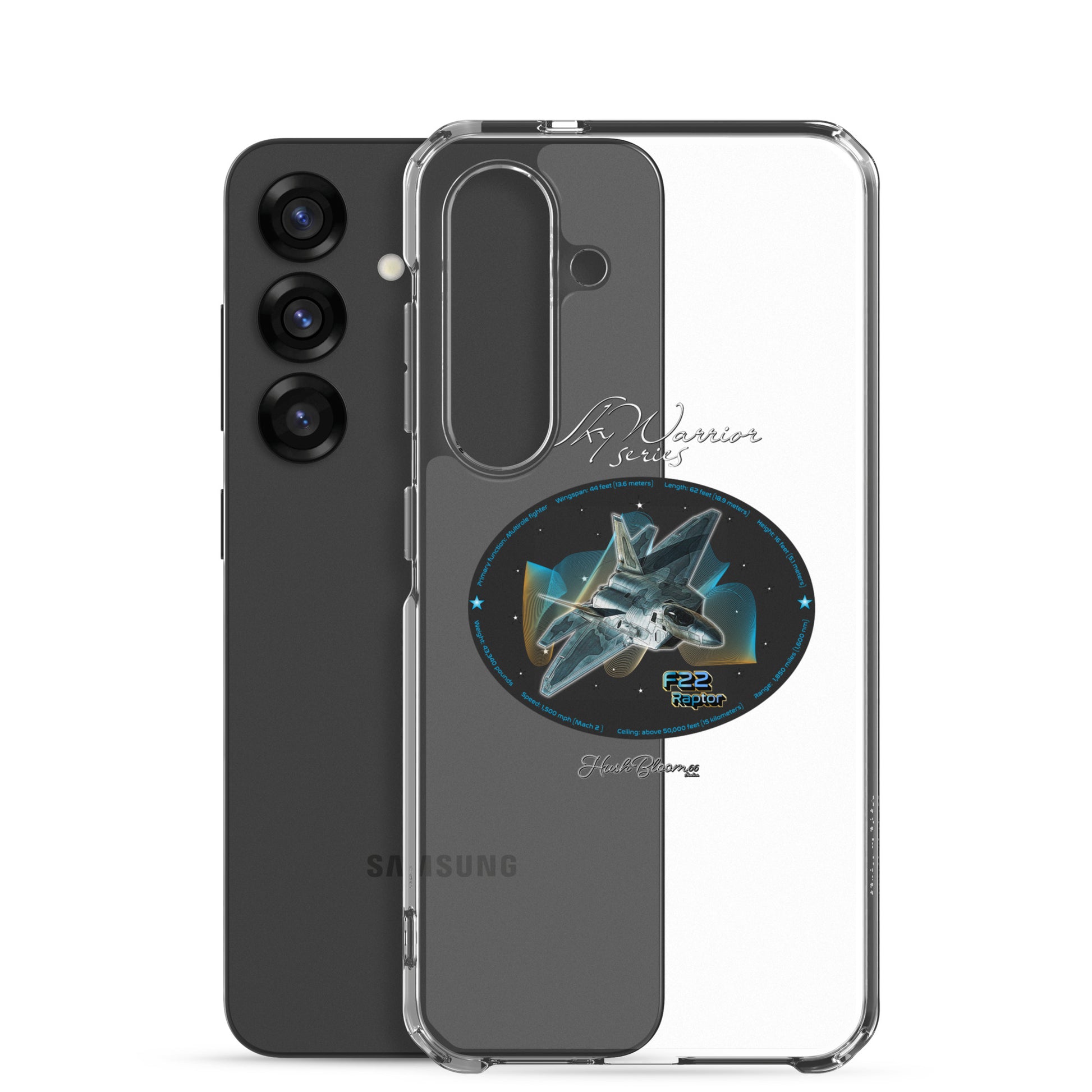 F22 Raptor Clear Case for Samsung