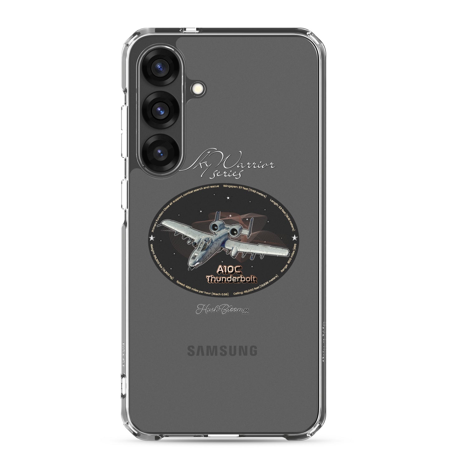 A10C Thunderbolt Clear Case for Samsung