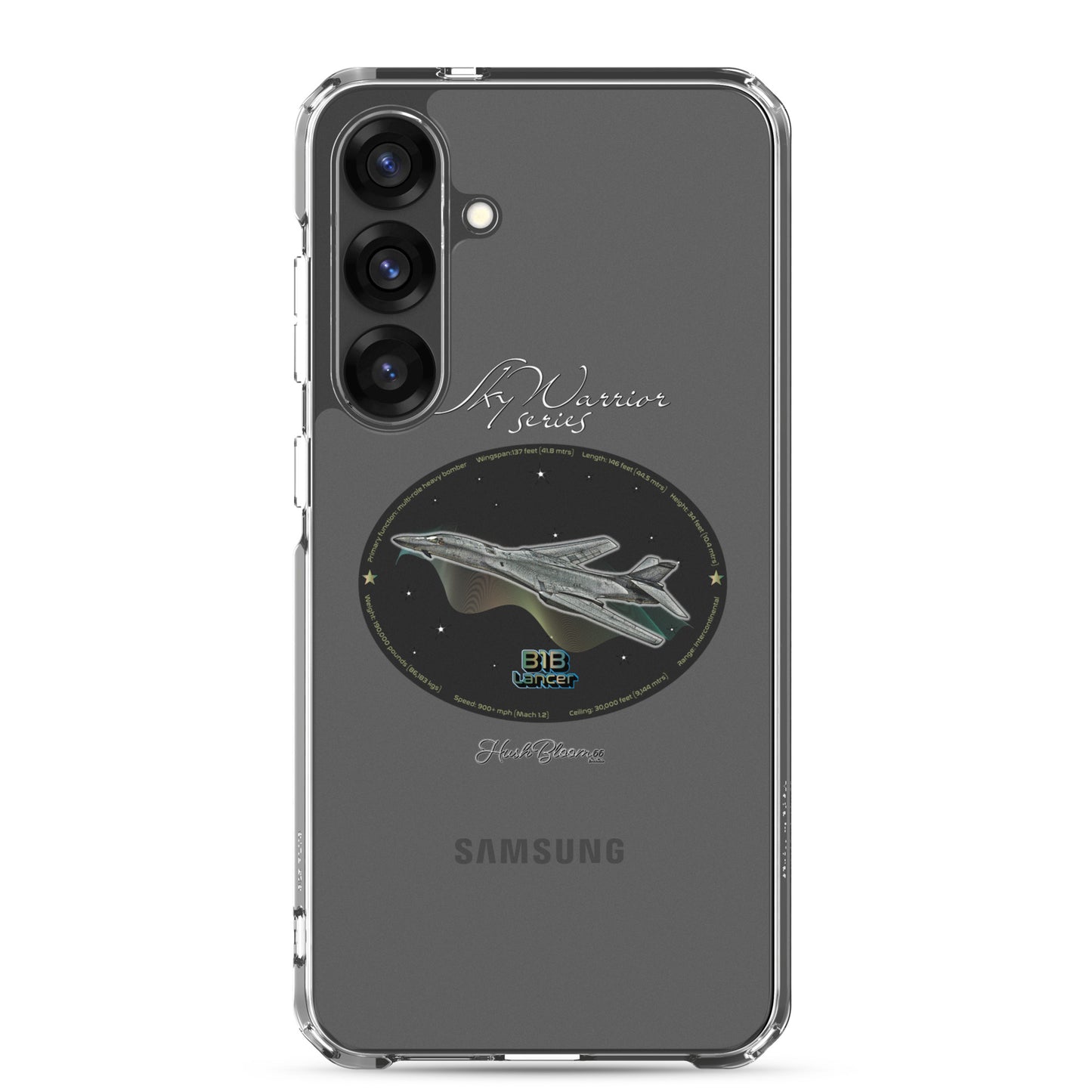 B1B Lancer Clear Case for Samsung
