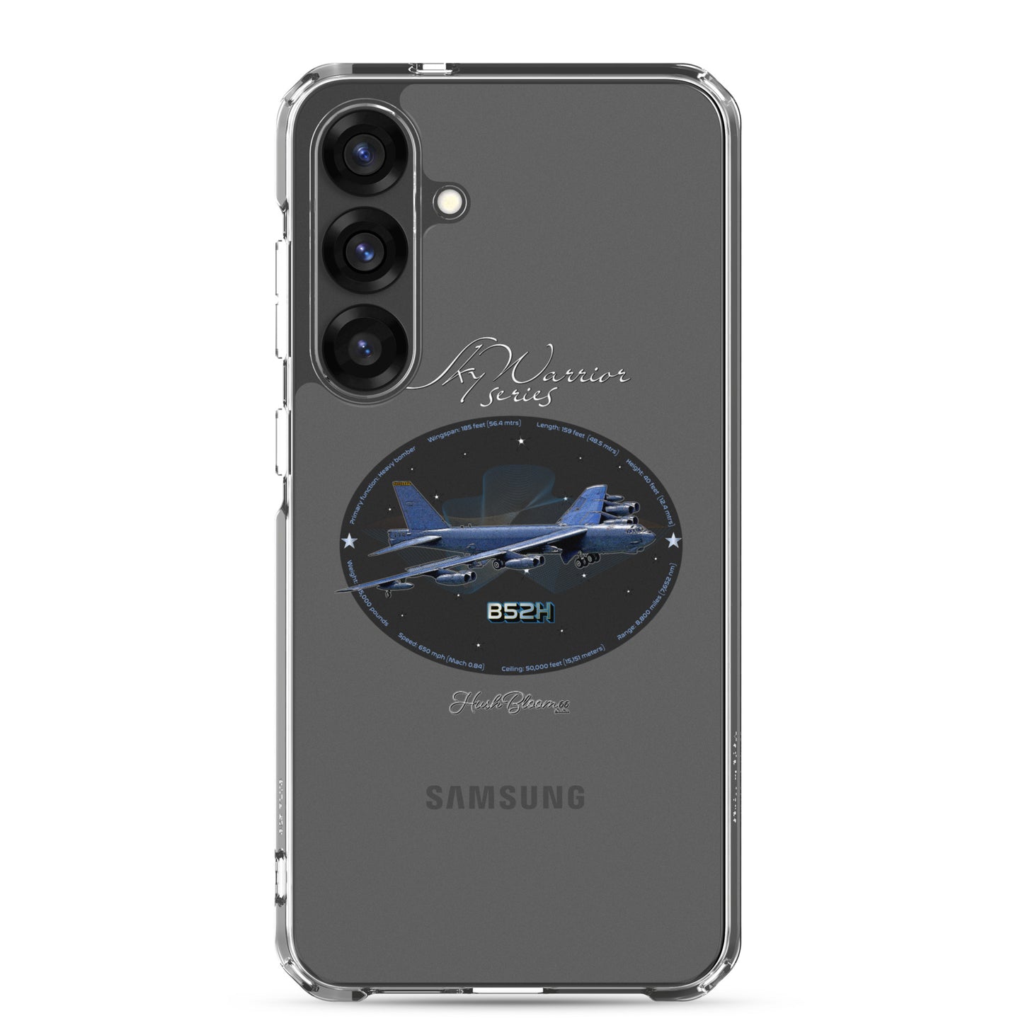 B52H Stratofortress Clear Case for Samsung