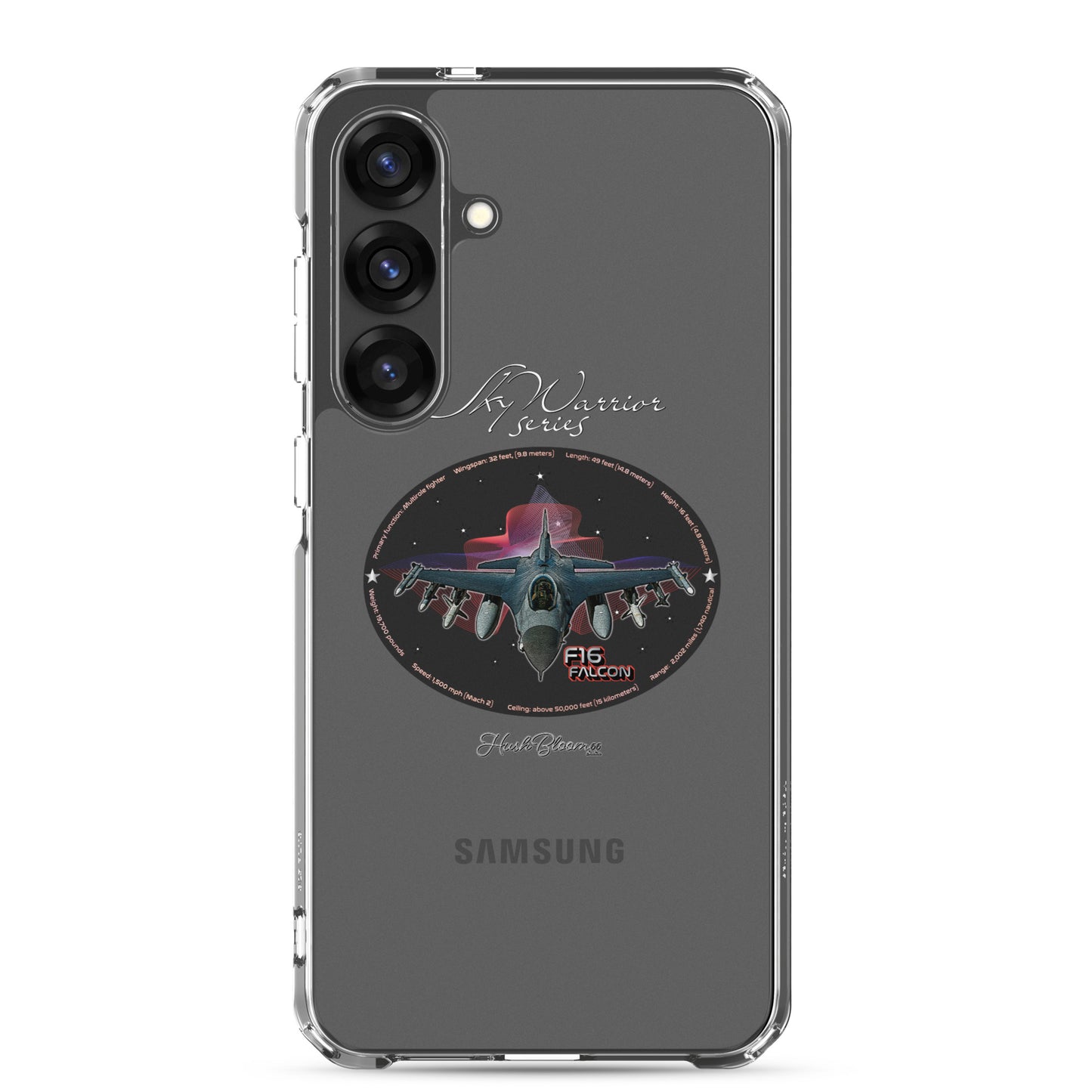 F16 Falcon Clear Case for Samsung