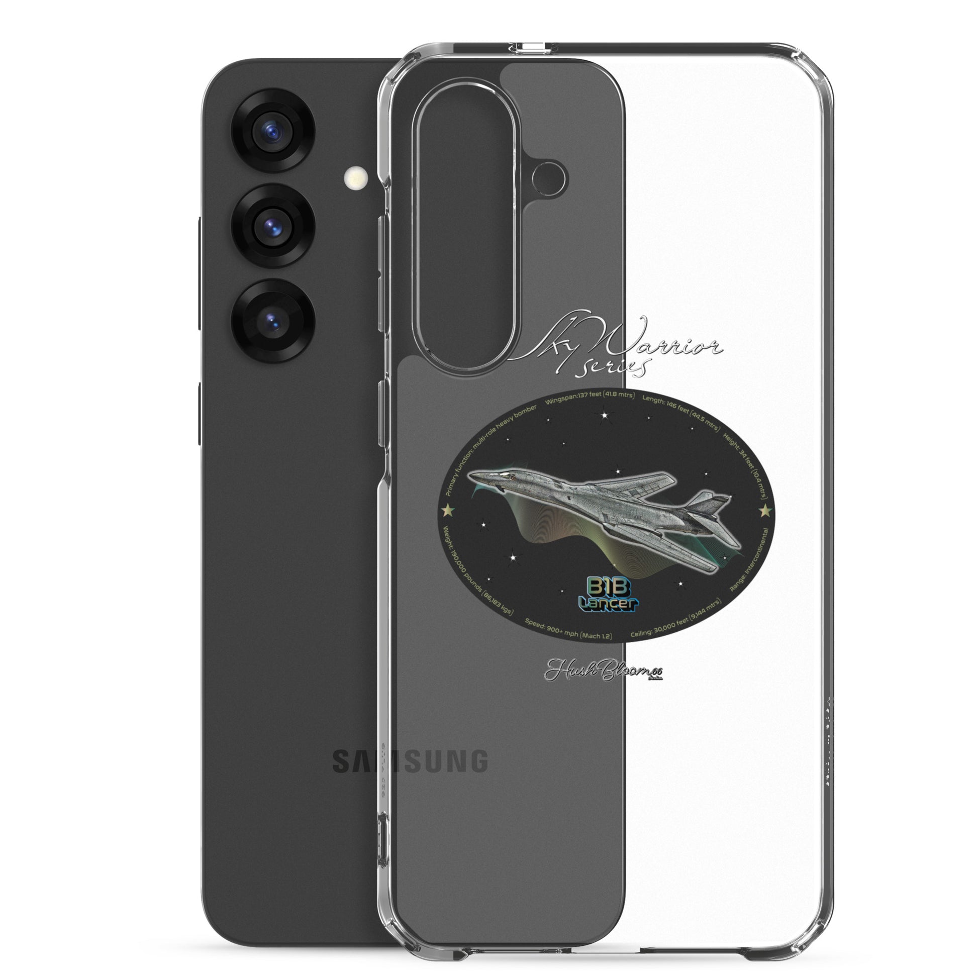 B1B Lancer Clear Case for Samsung