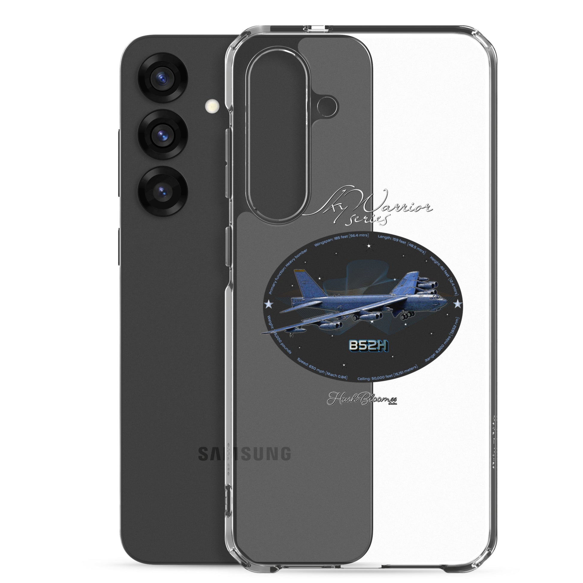 B52H Stratofortress Clear Case for Samsung