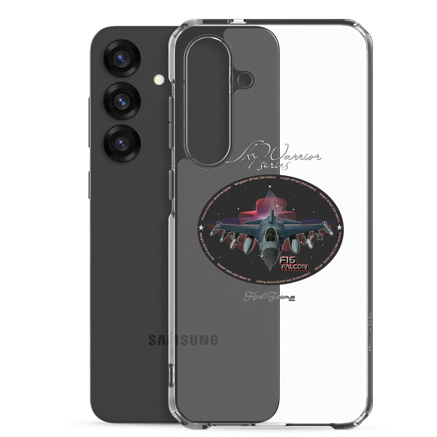 F16 Falcon Clear Case for Samsung