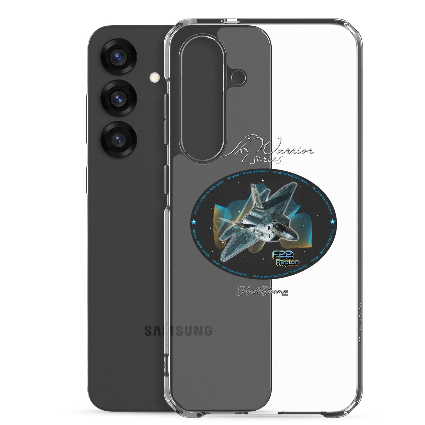 F22 Raptor Clear Case for Samsung