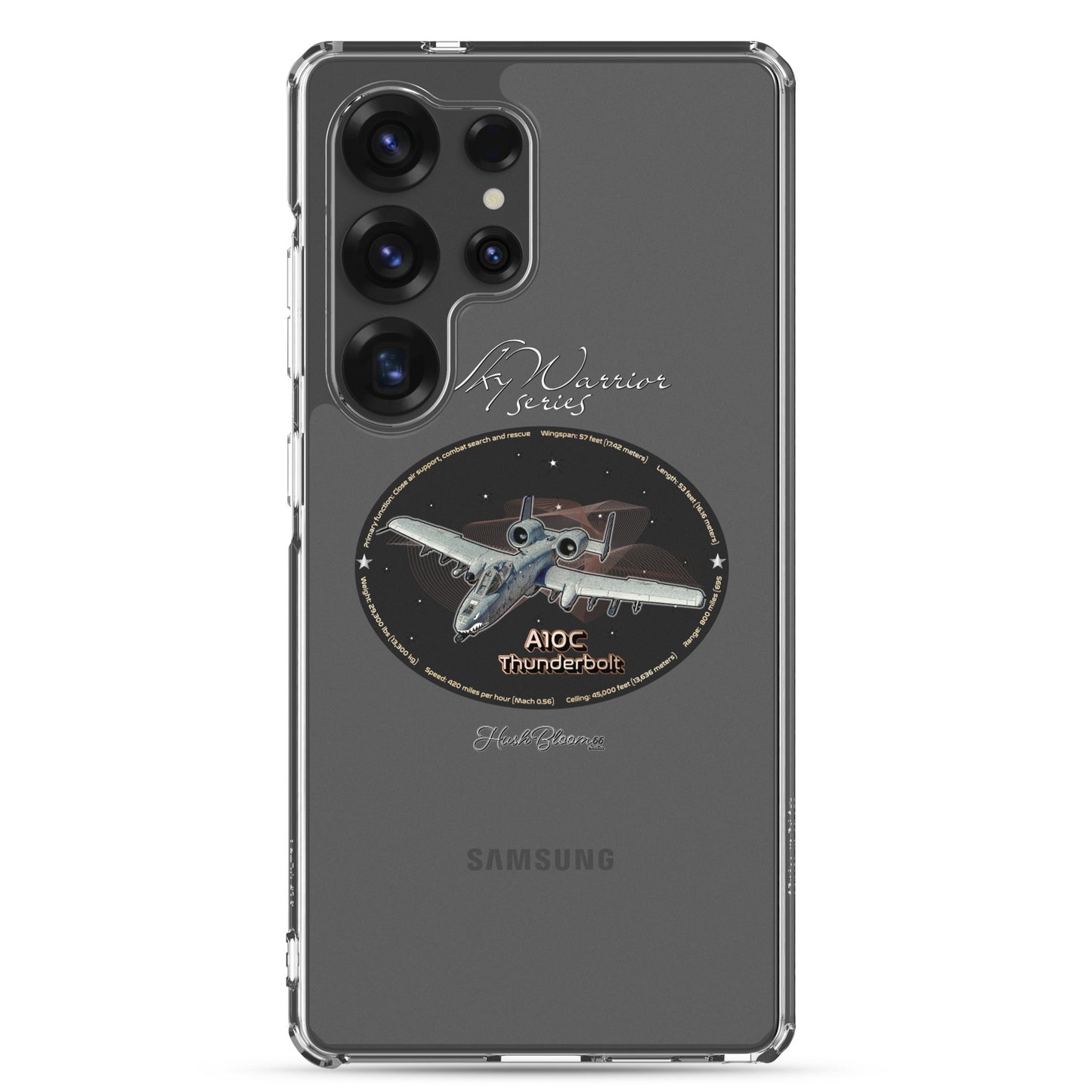 A10C Thunderbolt Clear Case for Samsung