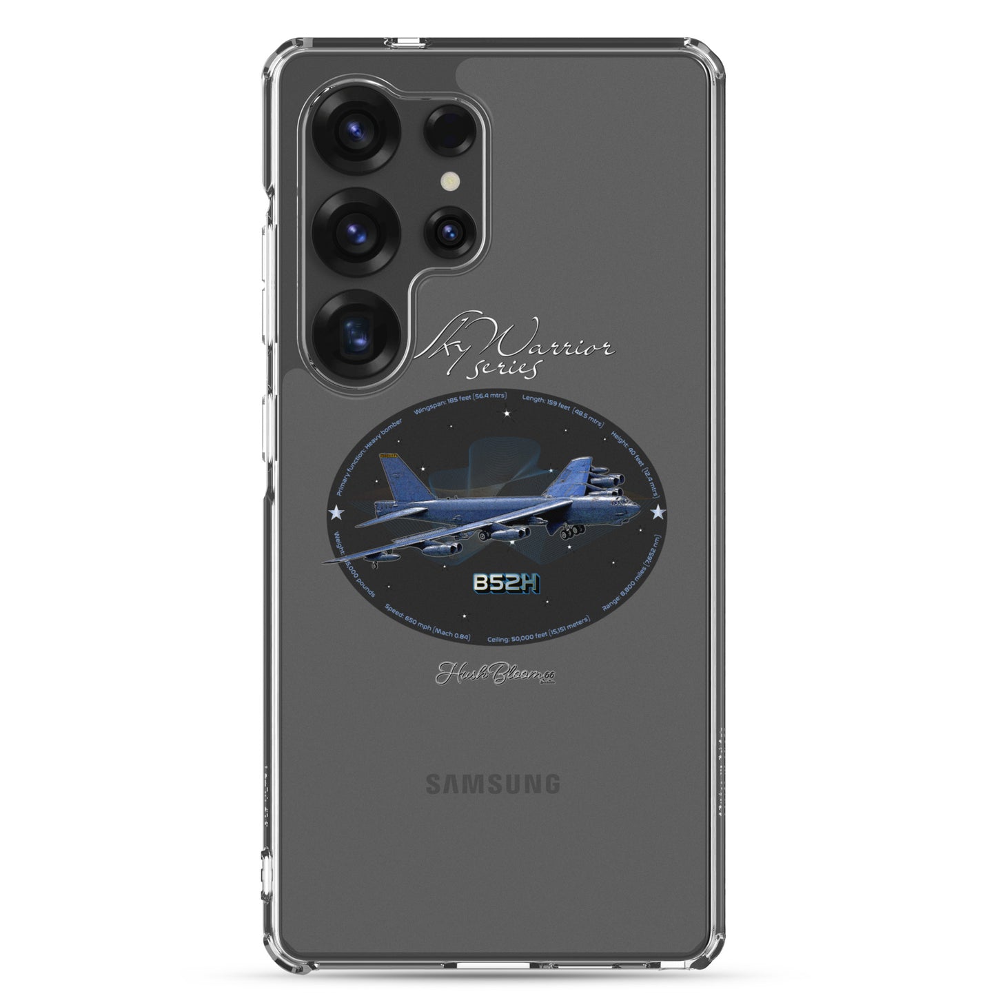 B52H Stratofortress Clear Case for Samsung