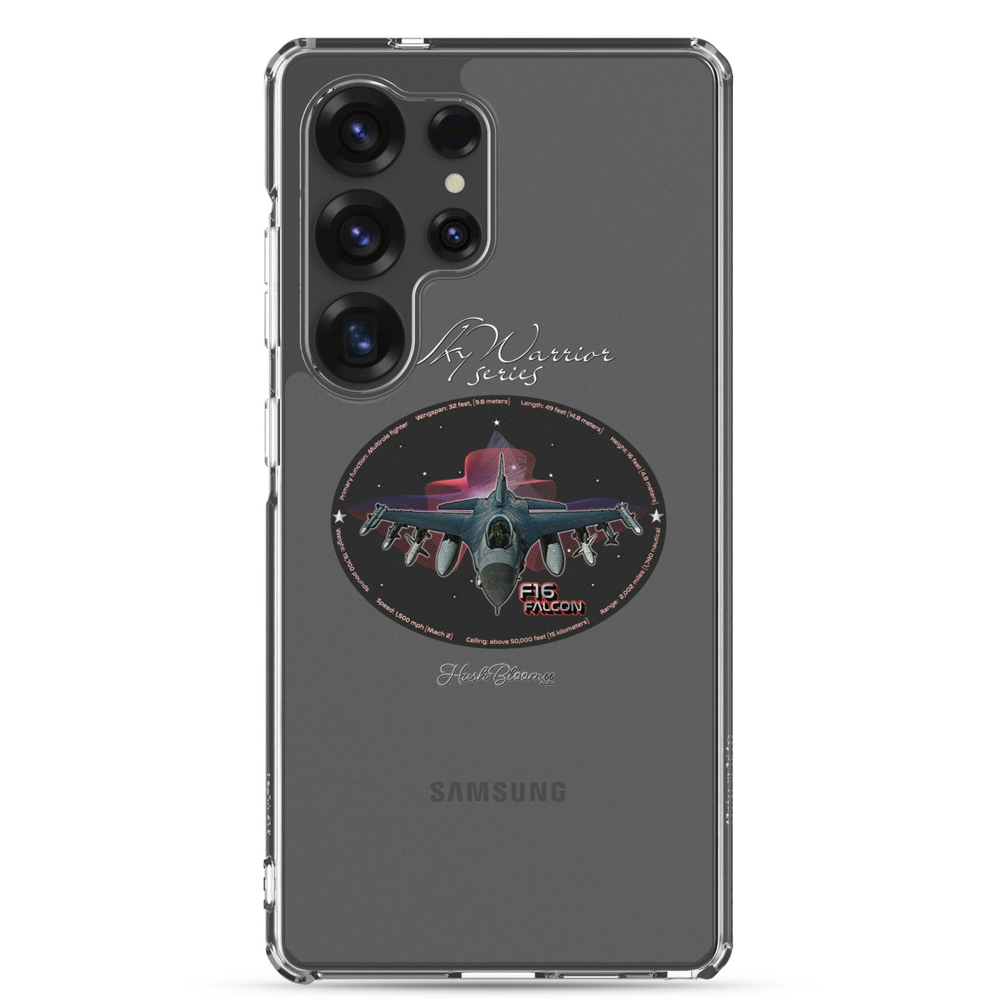 F16 Falcon Clear Case for Samsung