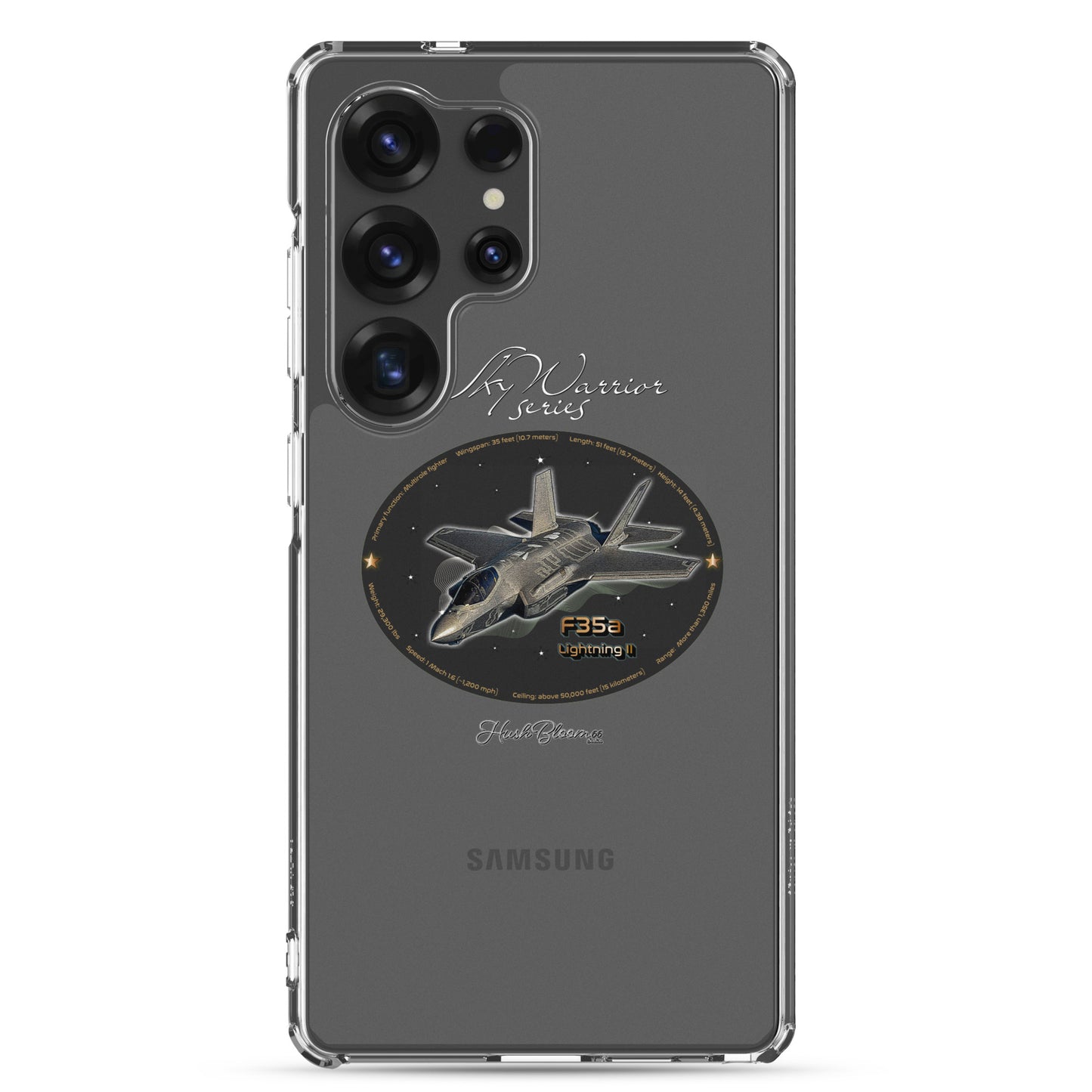 F35A Lightning Clear Case for Samsung