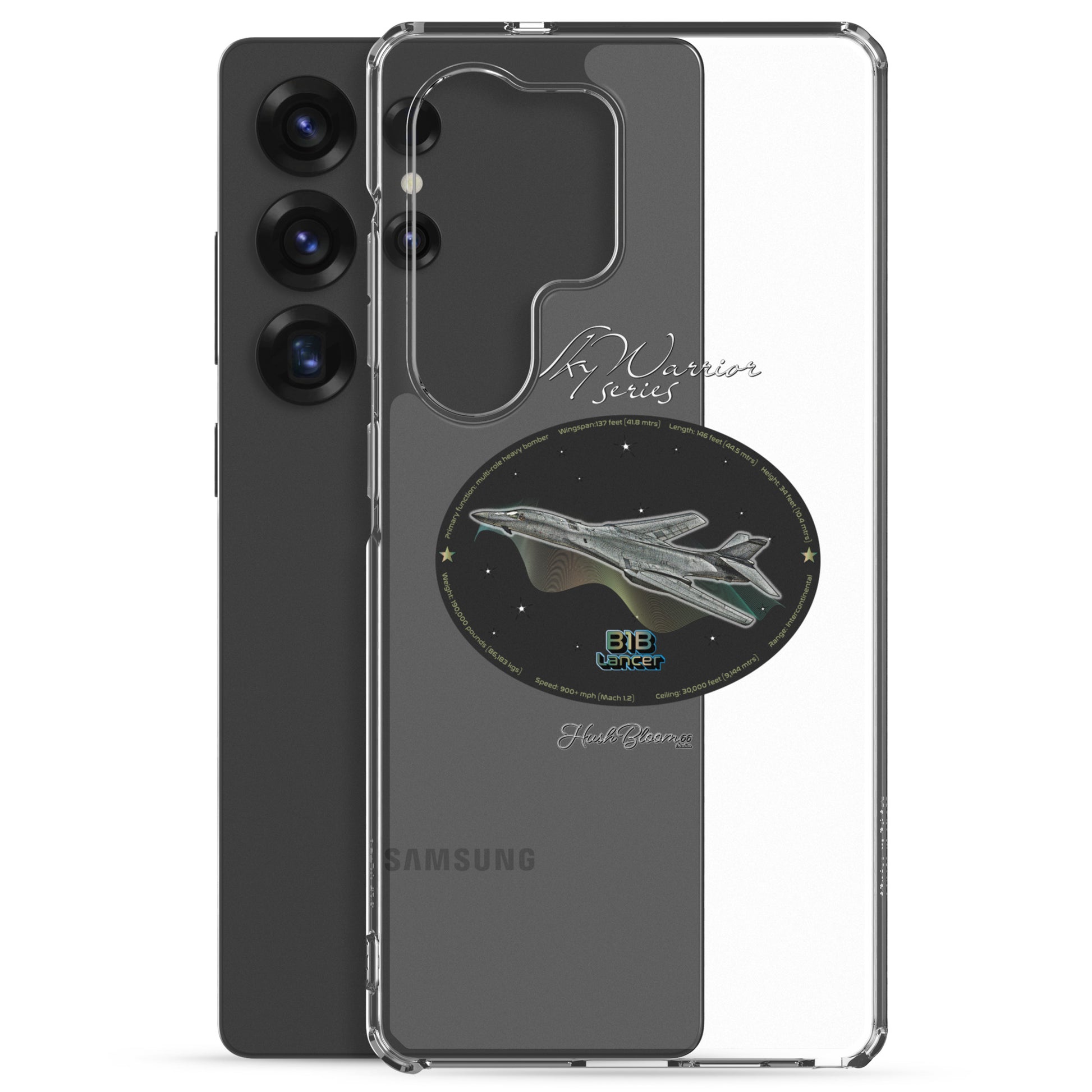 B1B Lancer Clear Case for Samsung