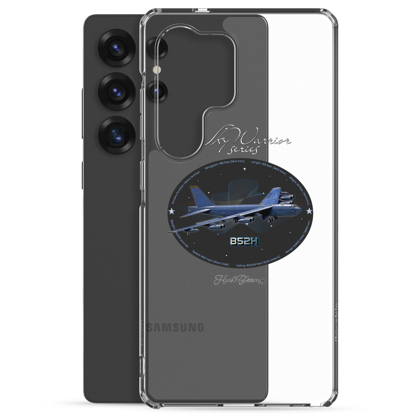 B52H Stratofortress Clear Case for Samsung