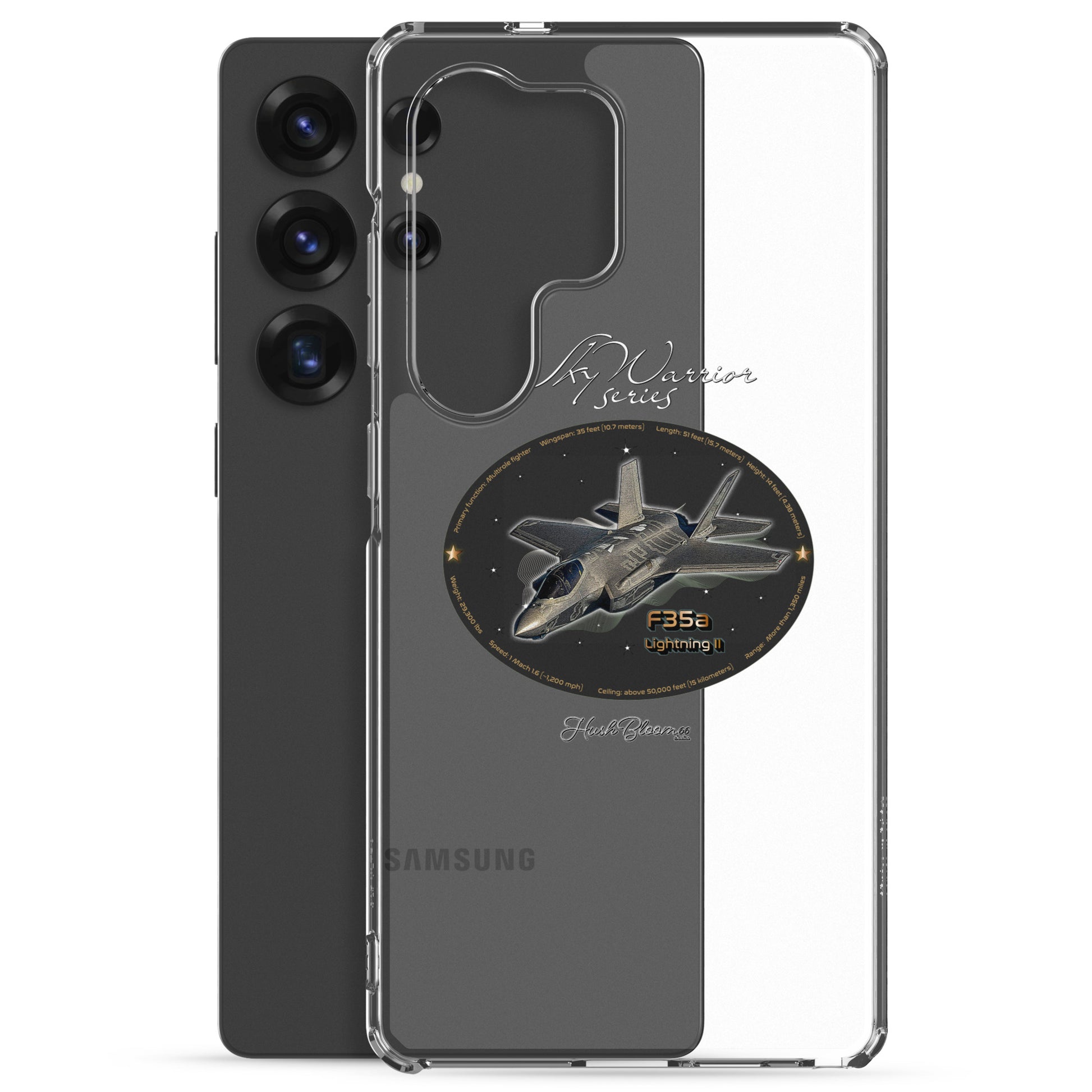 F35A Lightning Clear Case for Samsung