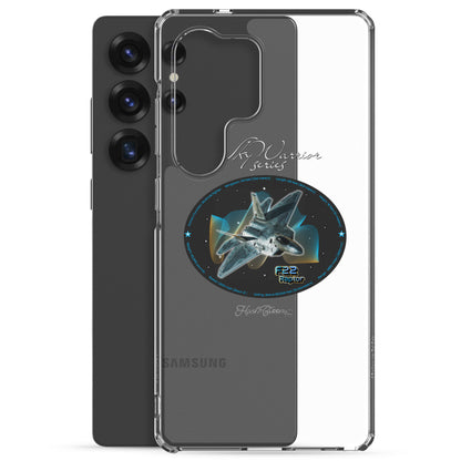 F22 Raptor Clear Case for Samsung