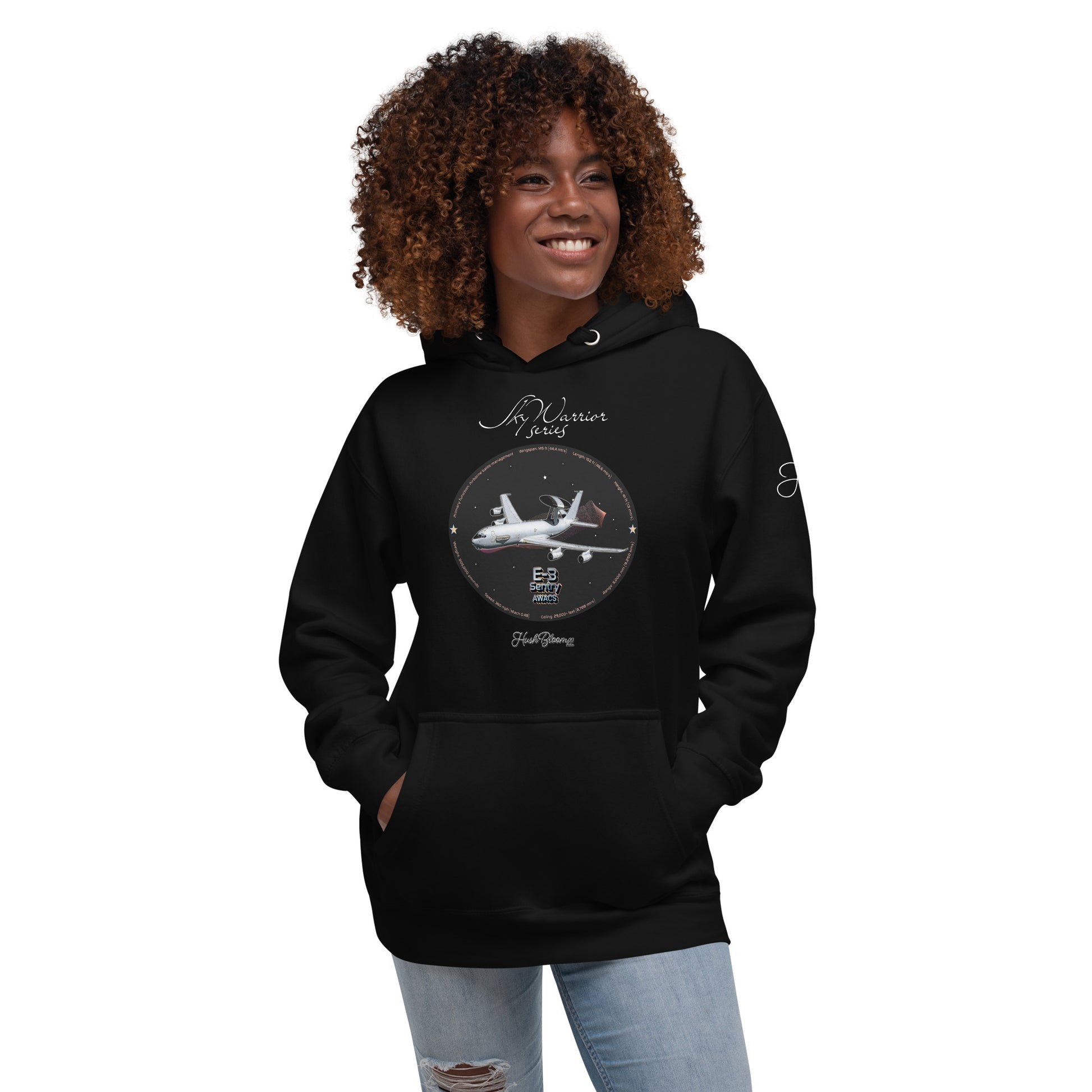 Black - E3 Sentry Women’s Hoodie