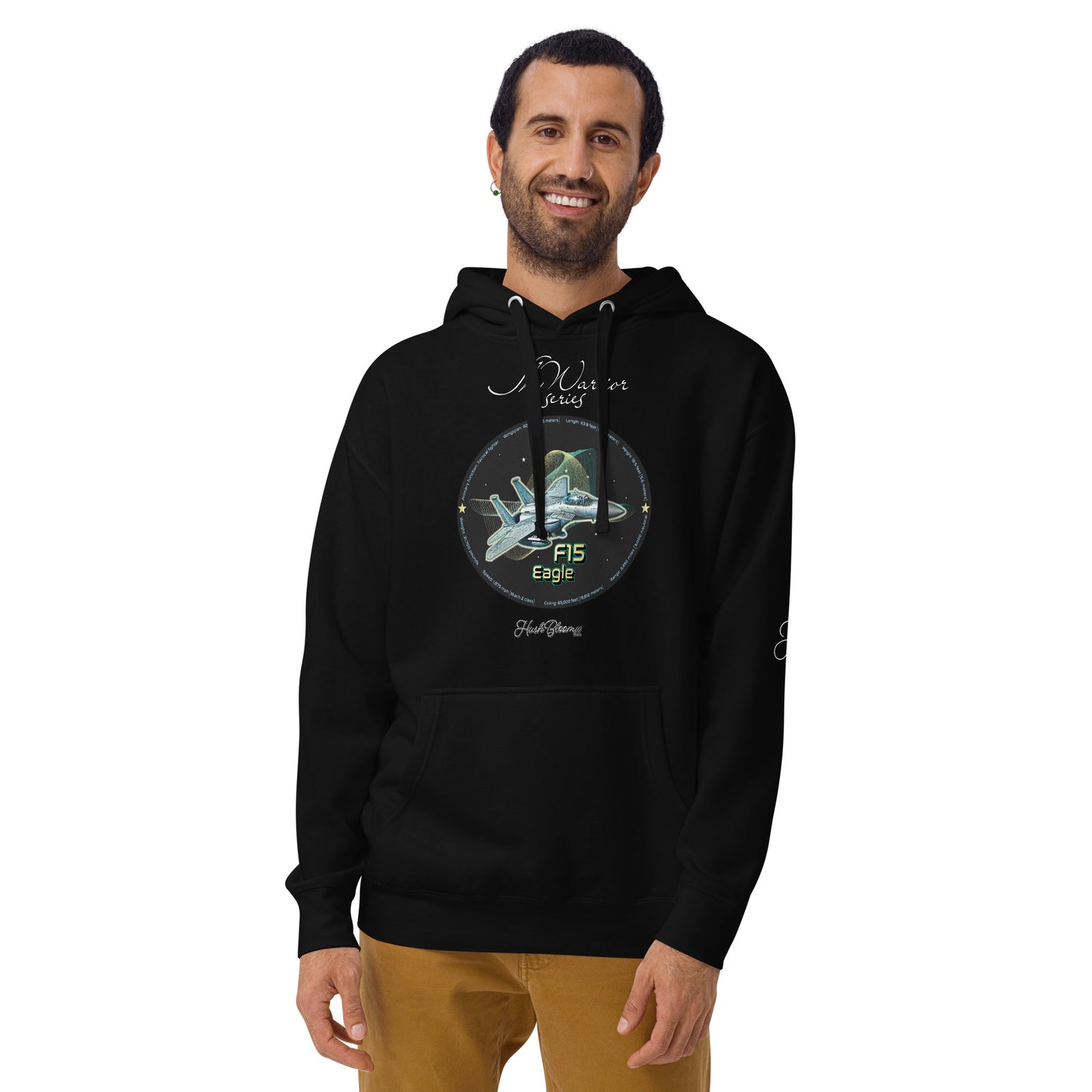 Black - F15 Eagle Men’s Hoodie