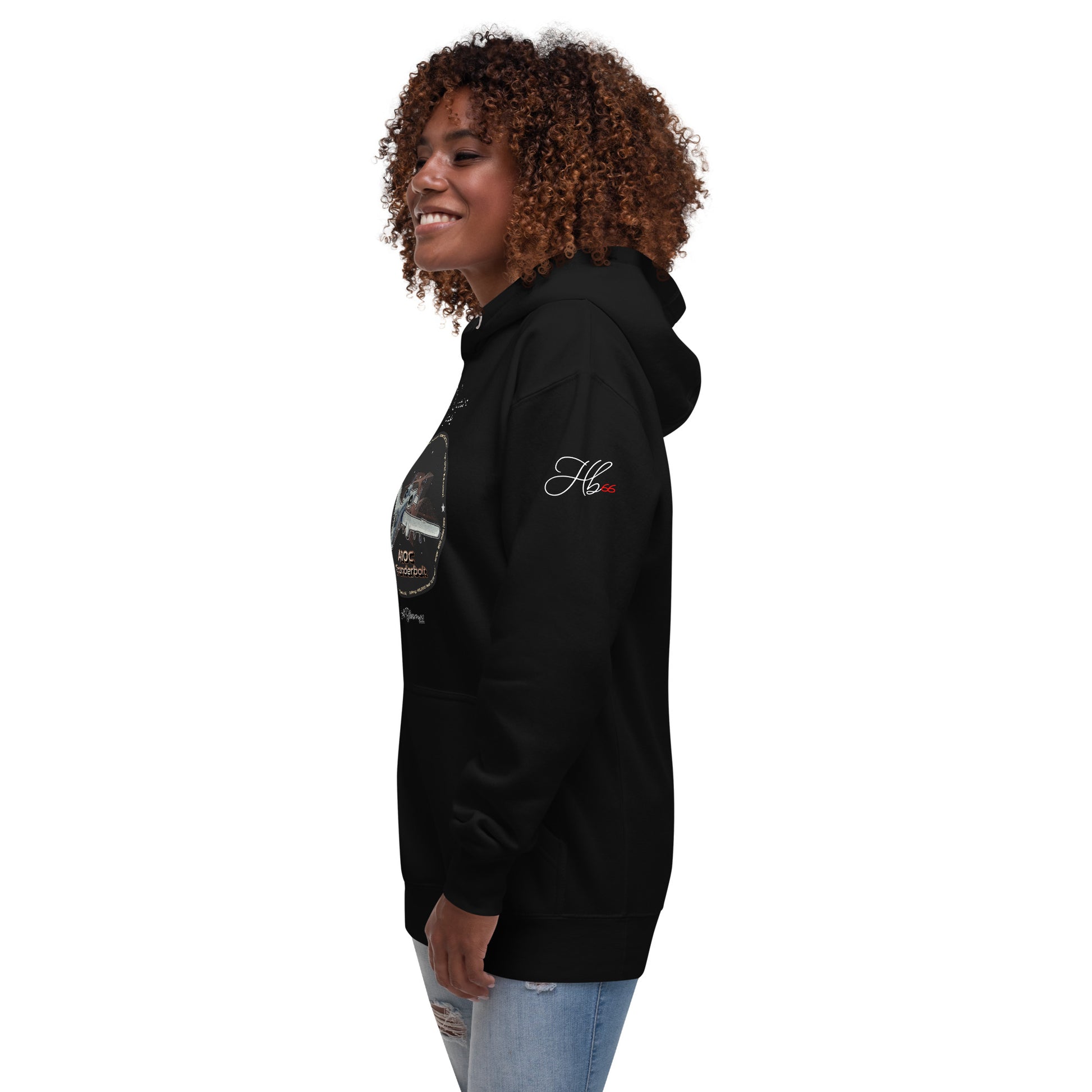 Black - A10C Thunderbolt Women’s Hoodie