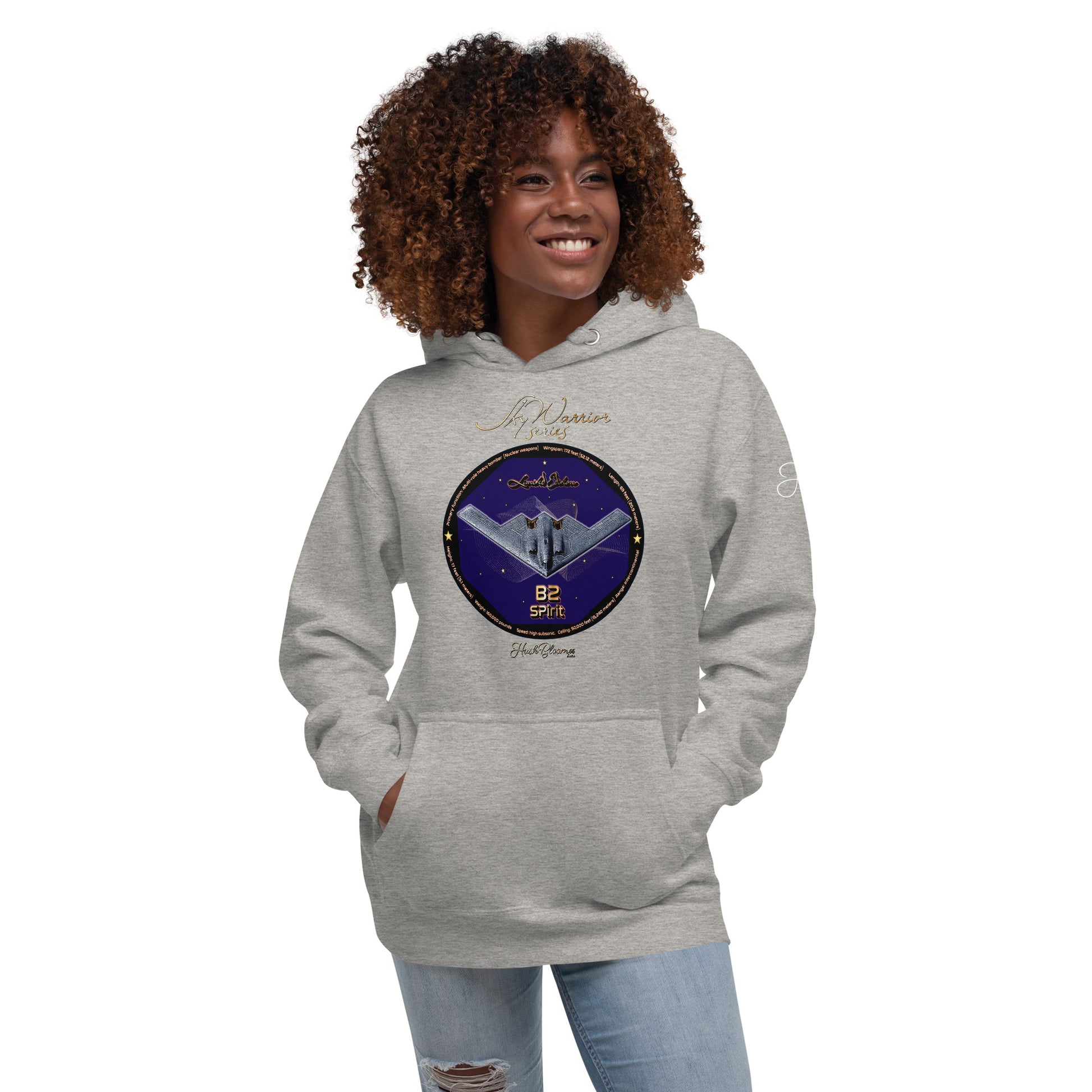 Carbon Grey - B2 Spirit (Limited Edition) Women’s Hoodie