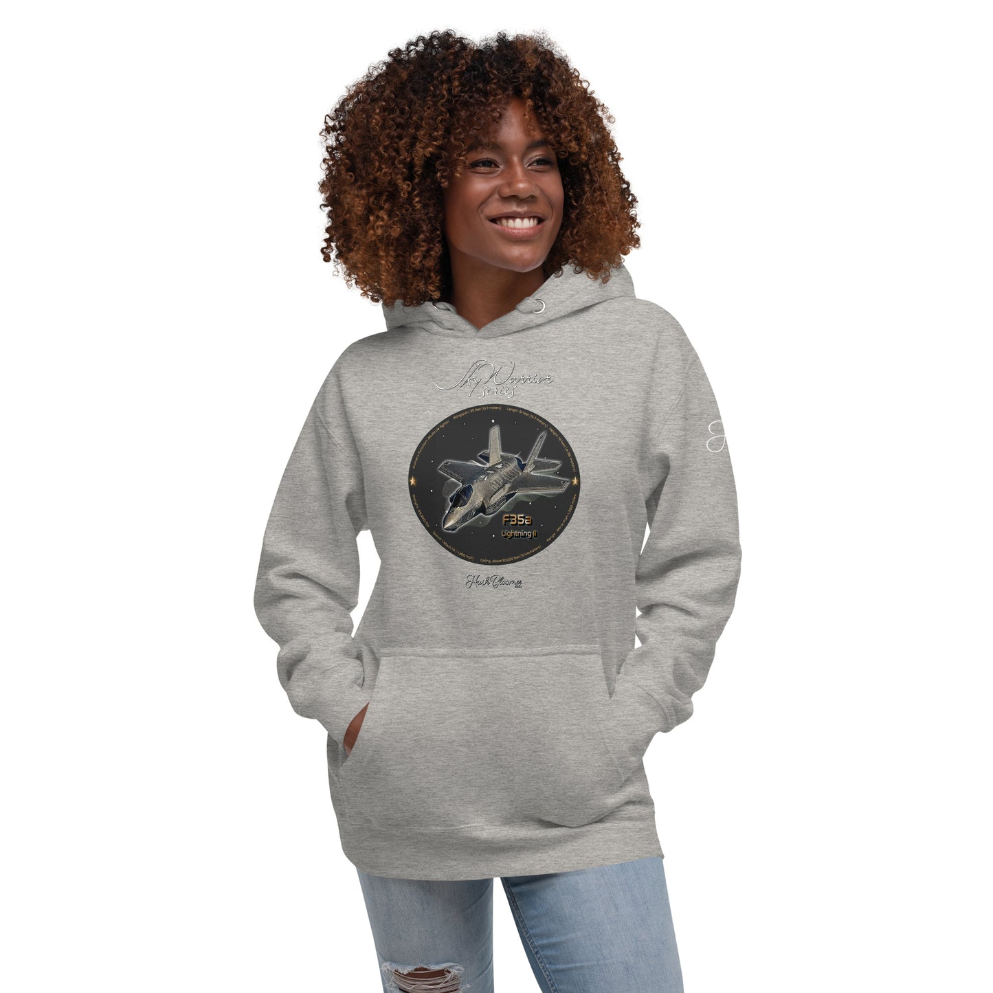 Carbon Grey - F35A Lightning Women’s Hoodie