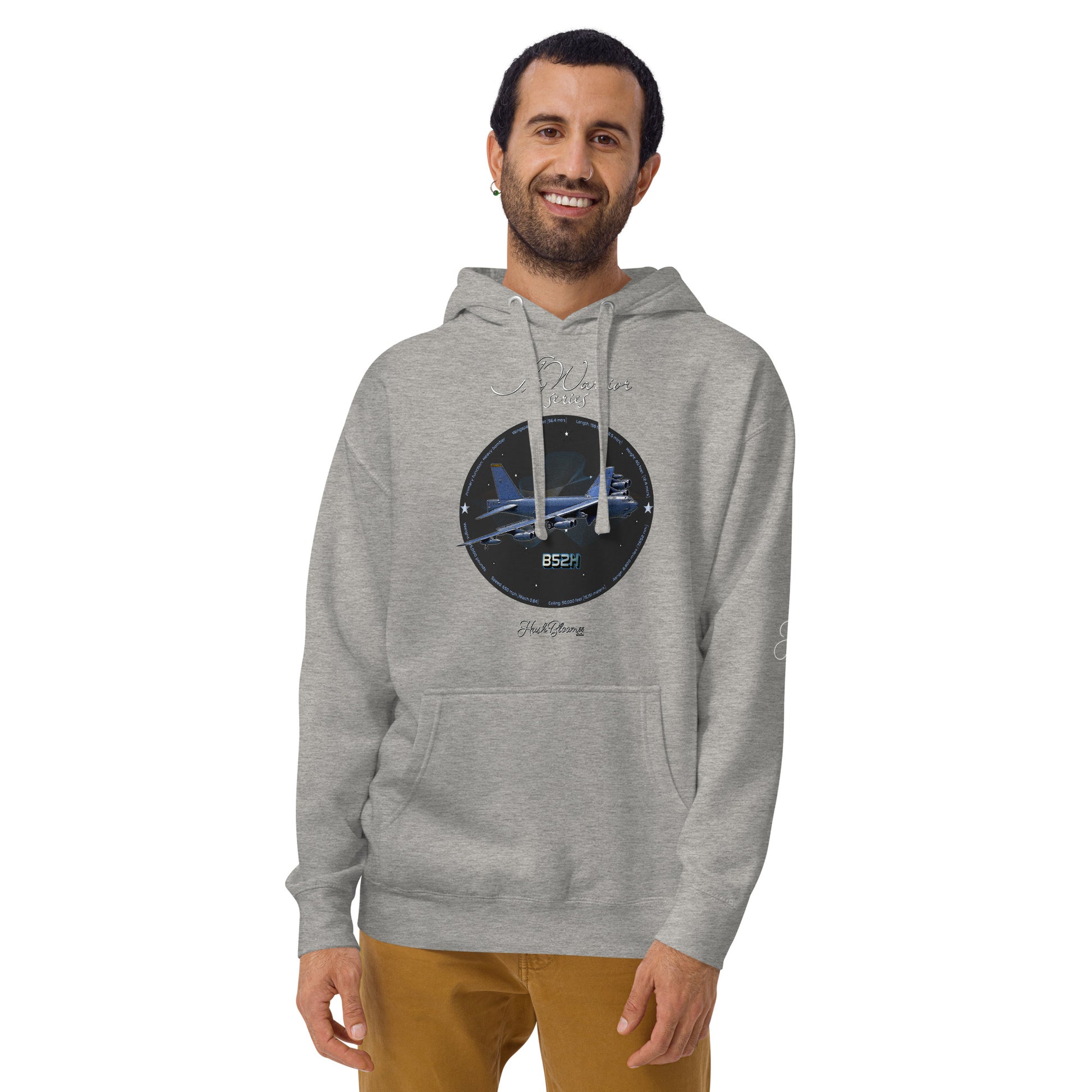 Carbon Grey - B52H Stratofortress Men’s Hoodie