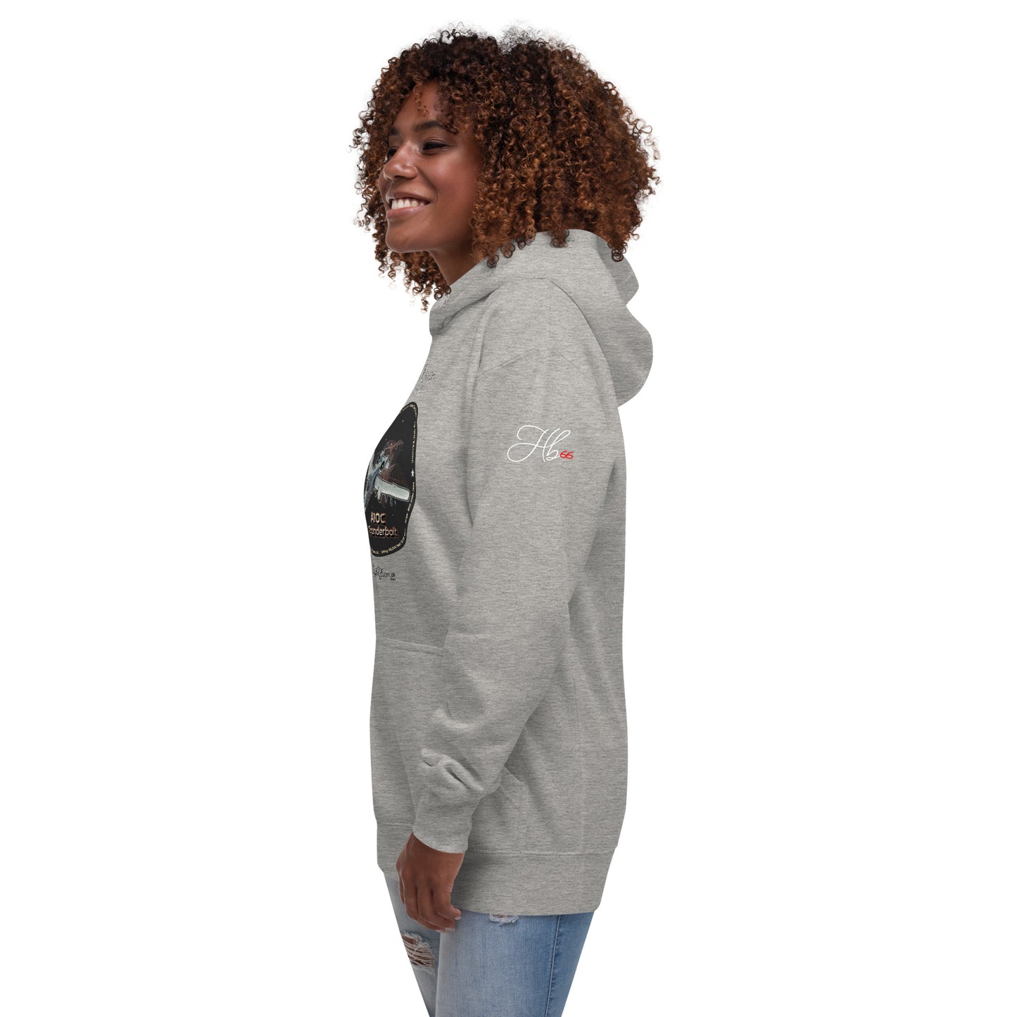 Carbon Grey - A10C Thunderbolt Women’s Hoodie