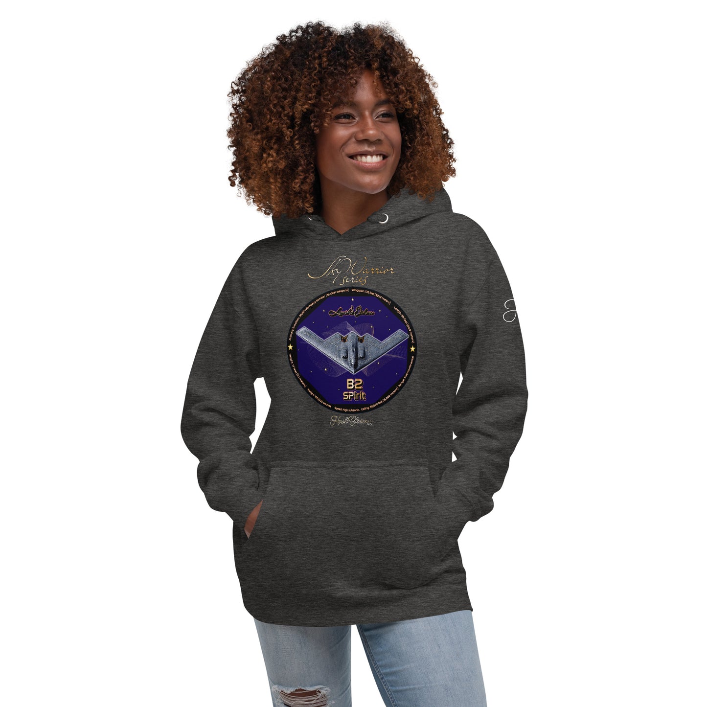 Charcoal Heather - B2 Spirit (Limited Edition) Women’s Hoodie