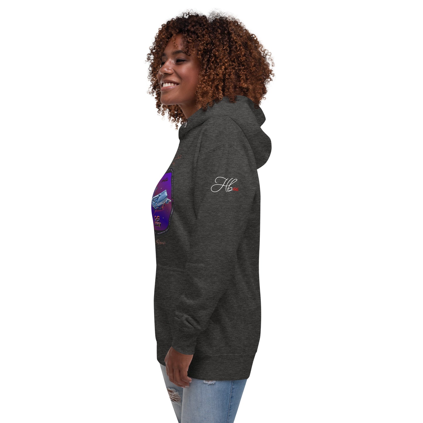 Charcoal Heather - C5 Galaxy (Limited Edition) Women’s Hoodie