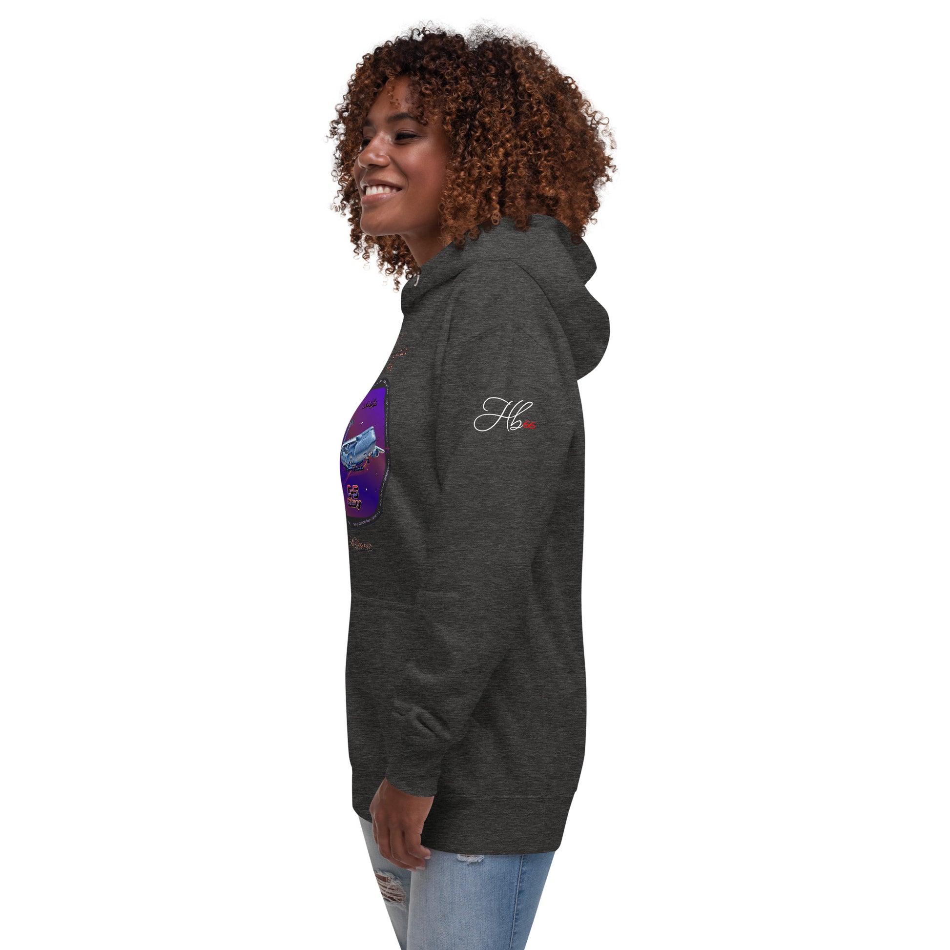 Charcoal Heather - C5 Galaxy (Limited Edition) Women’s Hoodie