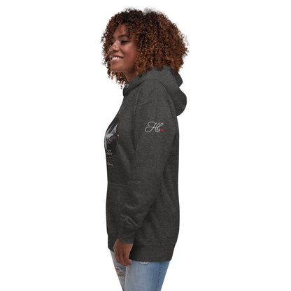 Charcoal Heather - C17 Globe Master III Women’s Hoodie