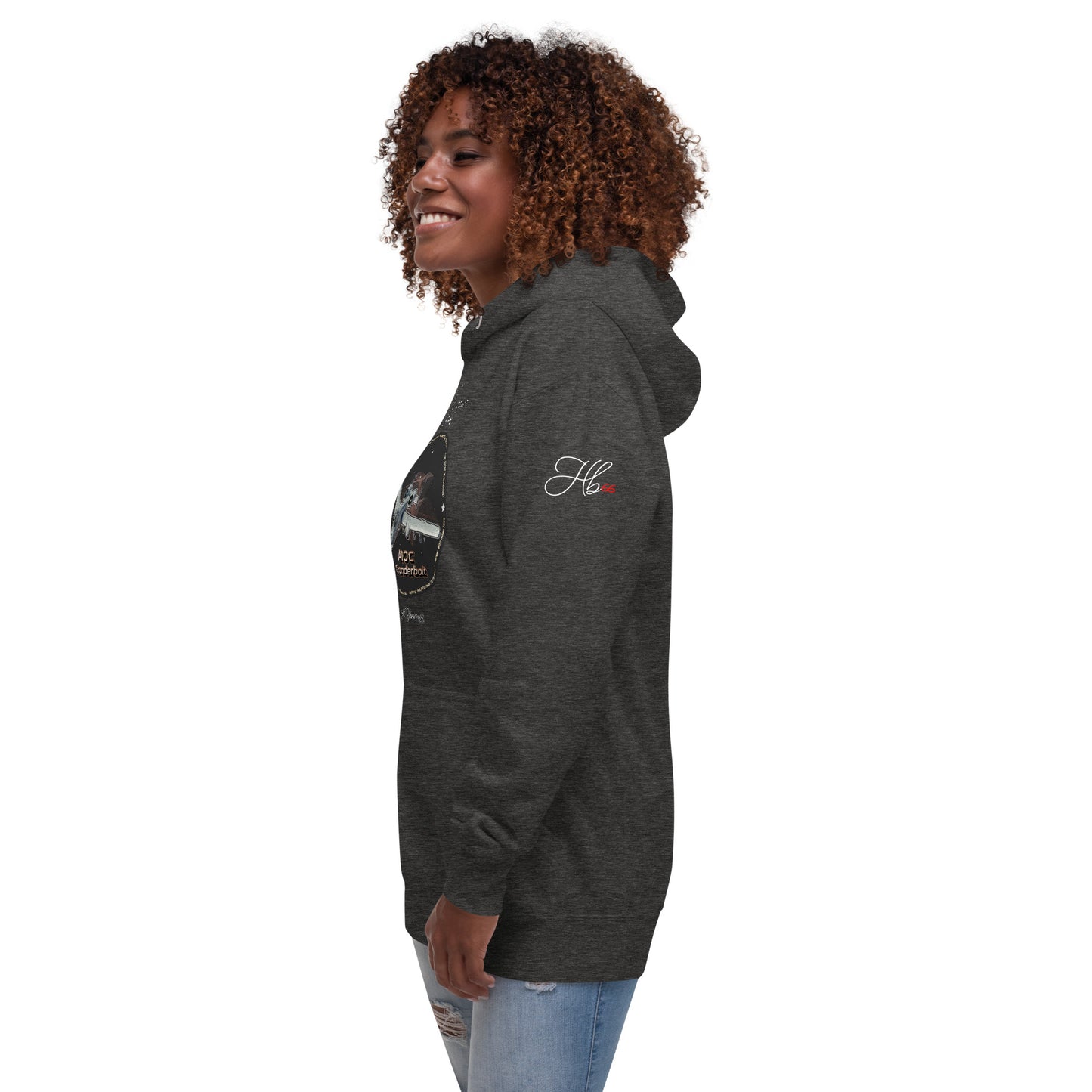 Charcoal Heather - A10C Thunderbolt Women’s Hoodie