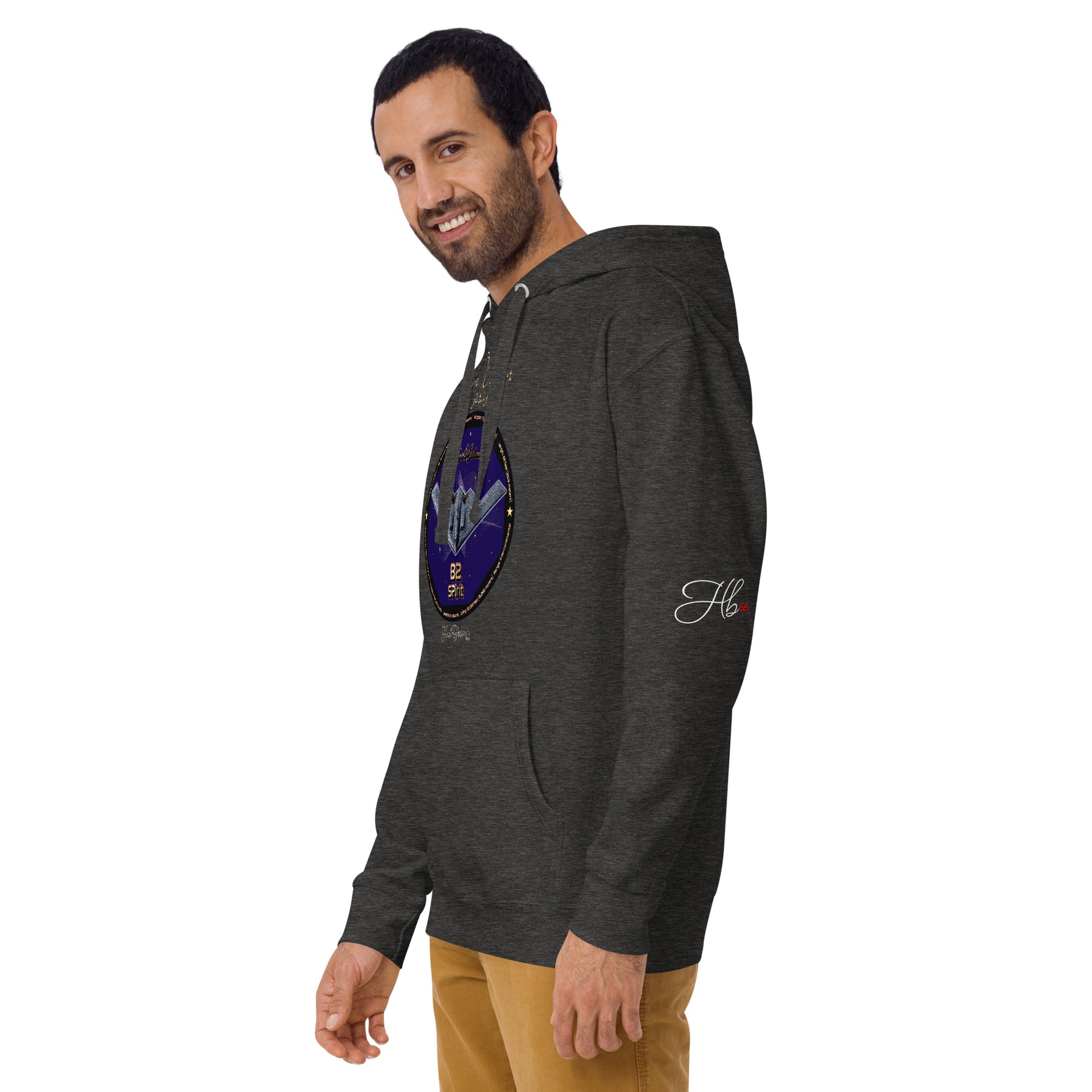Charcoal Heather - B2 Spirit (Limited Edition) Men’s Hoodie