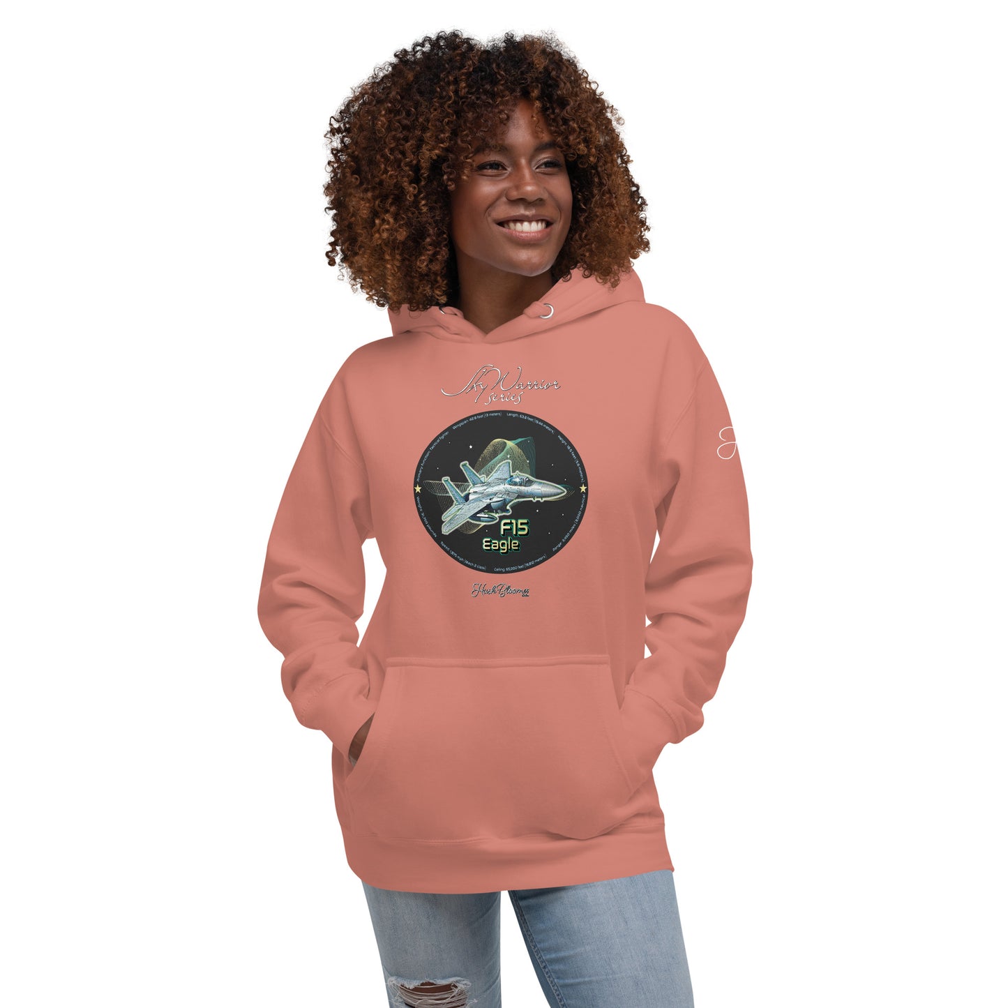 Dusty Rose - F15 Eagle Women’s Hoodie