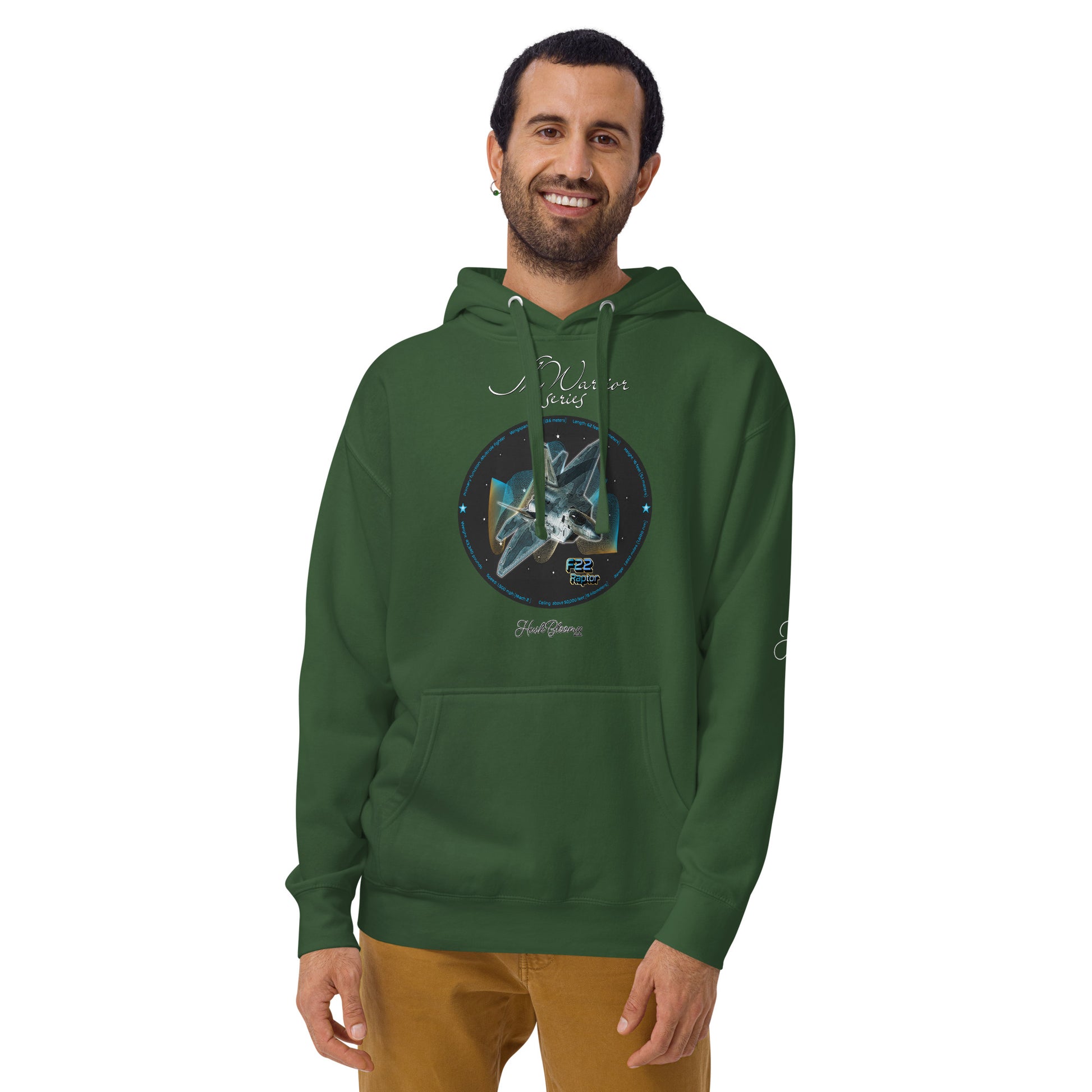 Forest Green - F22 Raptor Men’s Hoodie