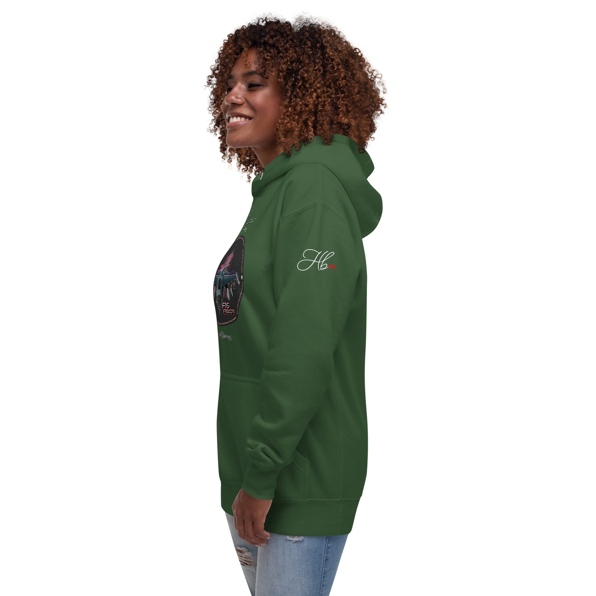 Forest Green - F16 Falcon Women’s Hoodie