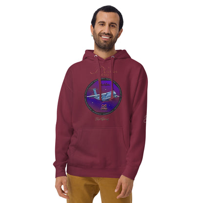 Maroon - C5 Galaxy (Limited Edition) Men’s Hoodie
