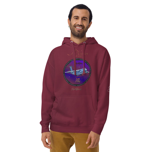Maroon - C5 Galaxy (Limited Edition) Men’s Hoodie