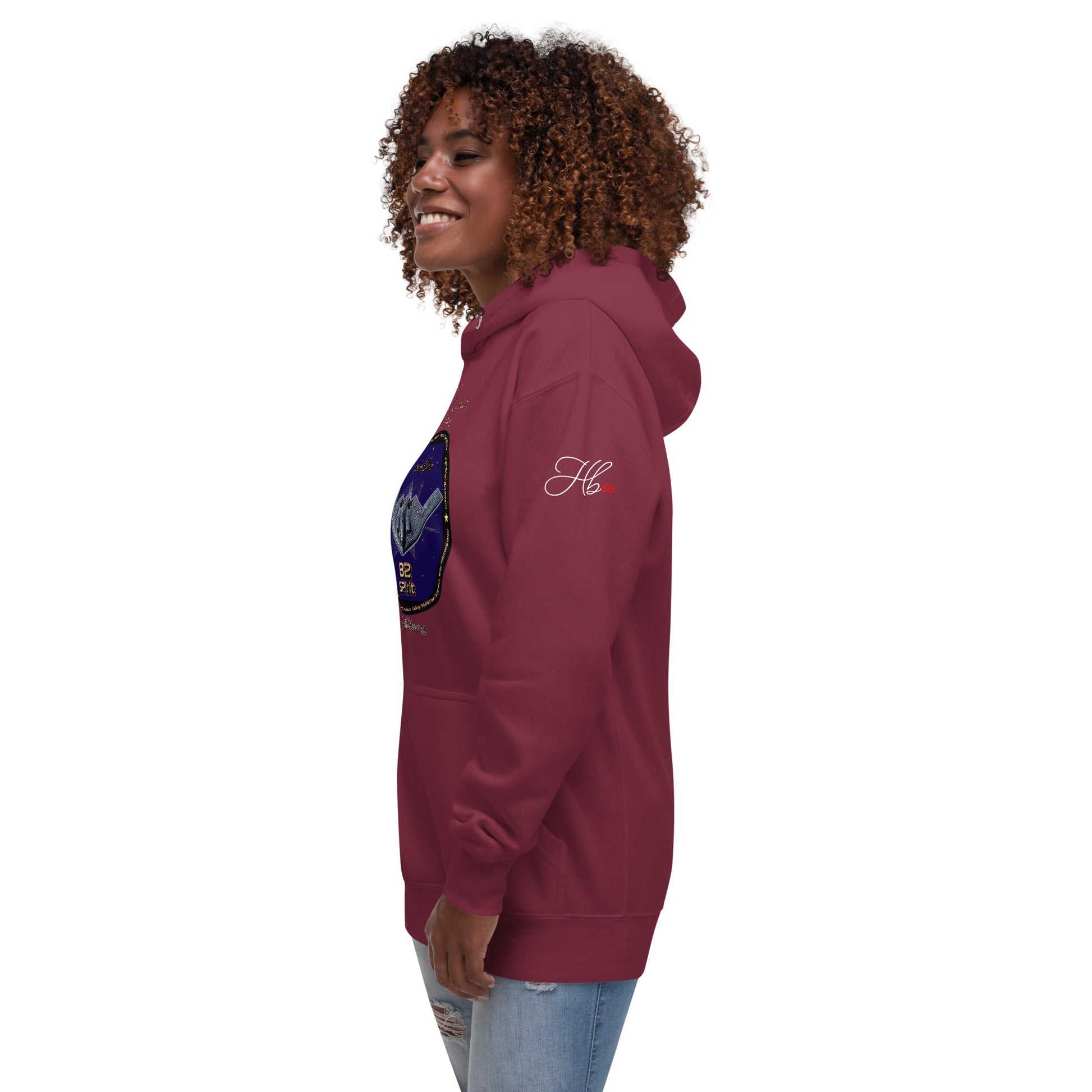 Maroon - B2 Spirit (Limited Edition) Women’s Hoodie