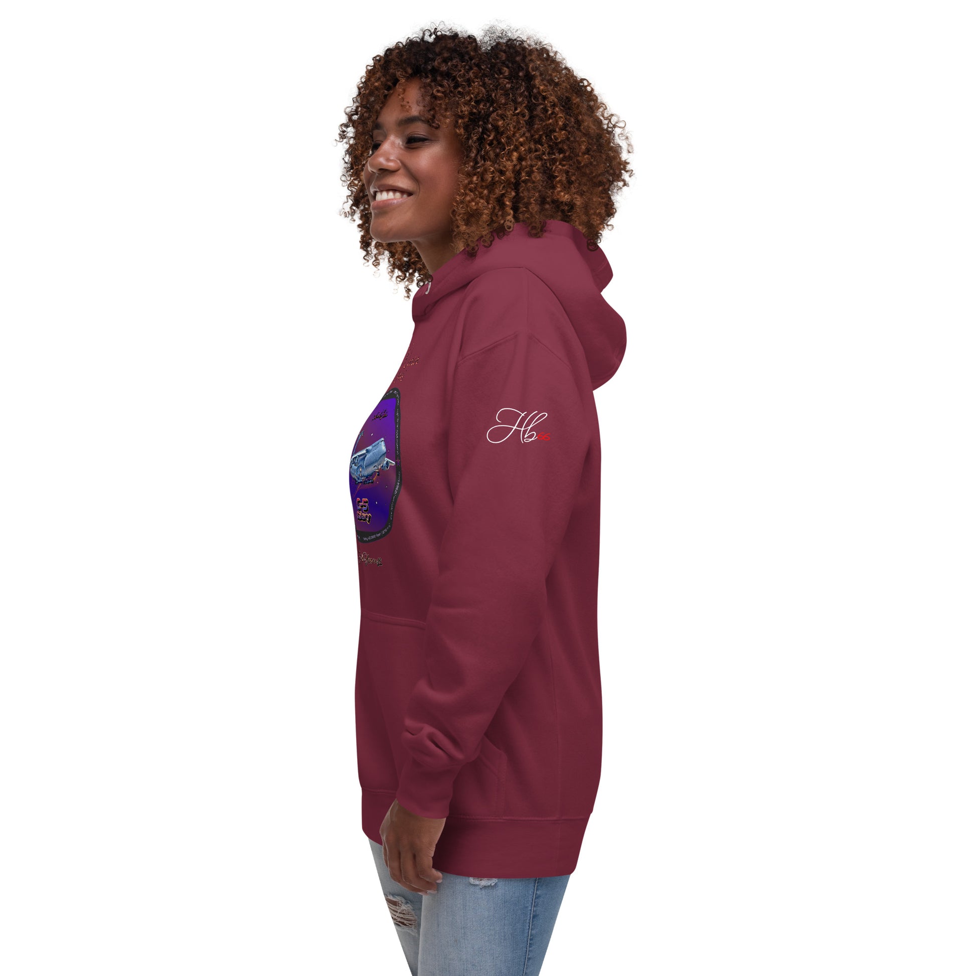 Maroon - C5 Galaxy (Limited Edition) Women’s Hoodie