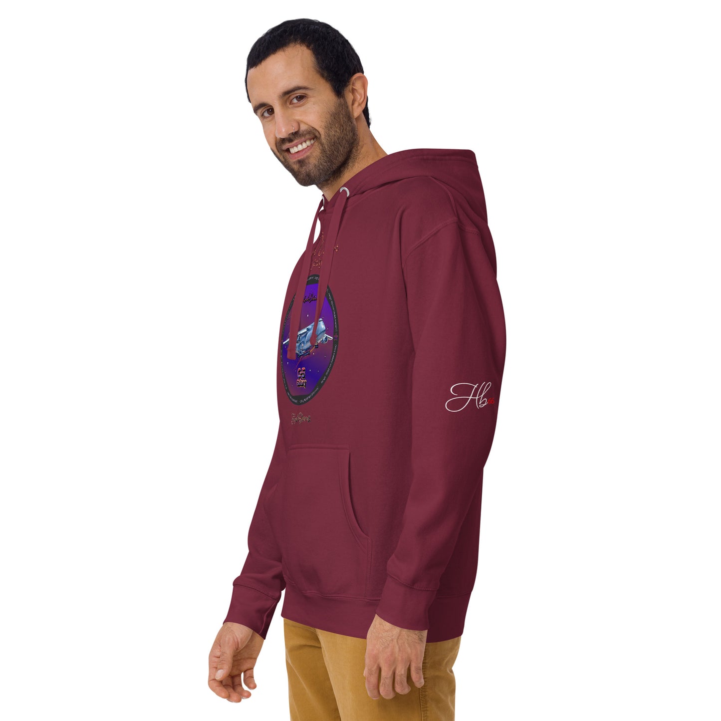Maroon - C5 Galaxy (Limited Edition) Men’s Hoodie
