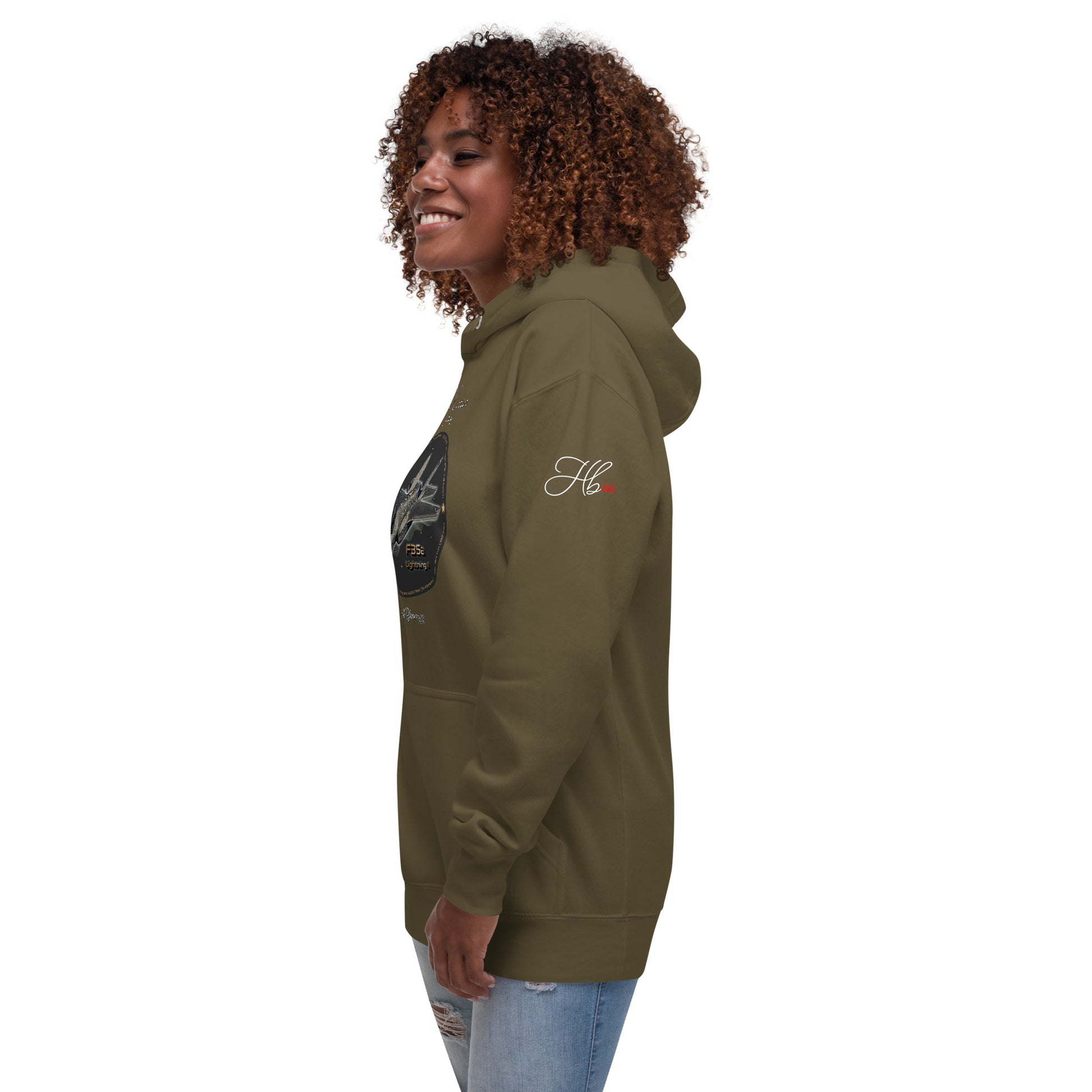 Military Green - F35A Lightning Women’s Hoodie