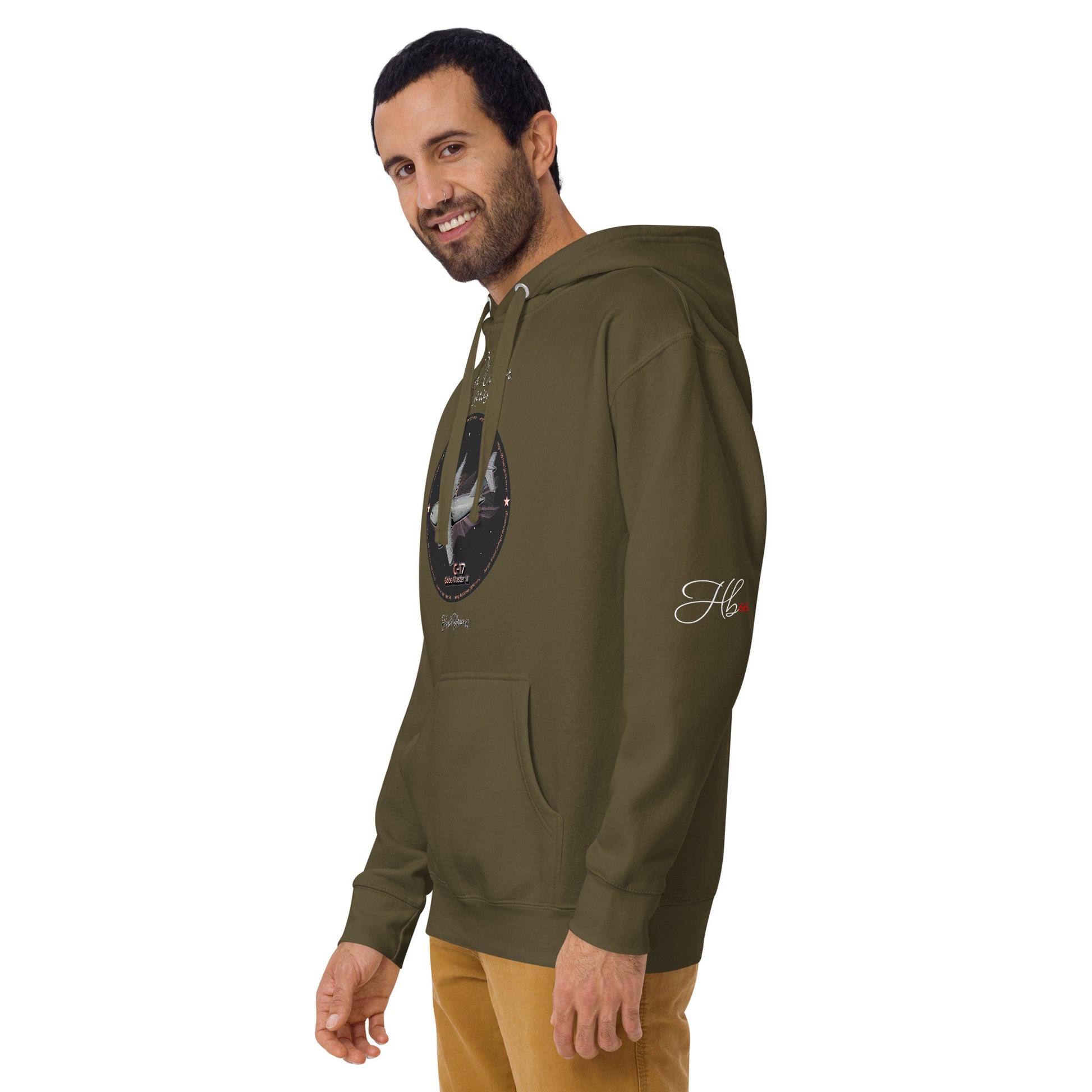 Military Green - C17 Globe Master III Men’s Hoodie