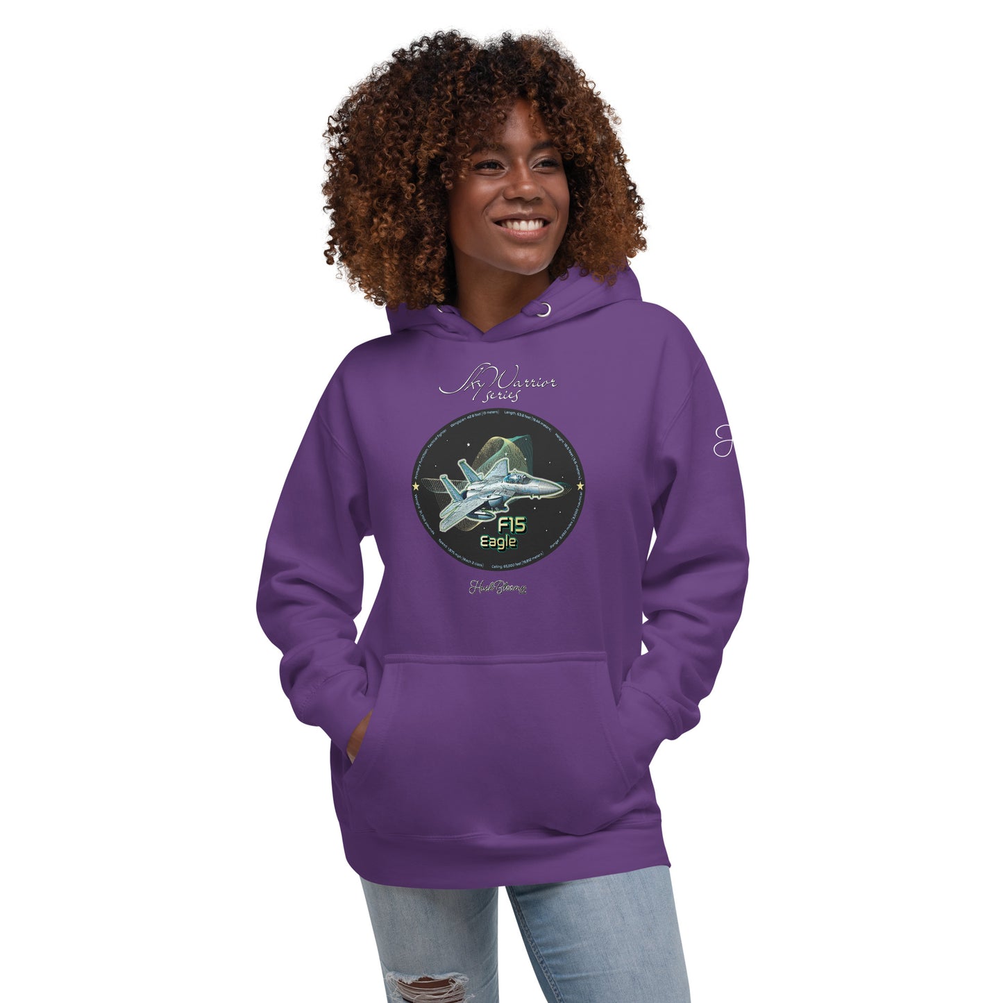 Purple - F15 Eagle Women’s Hoodie