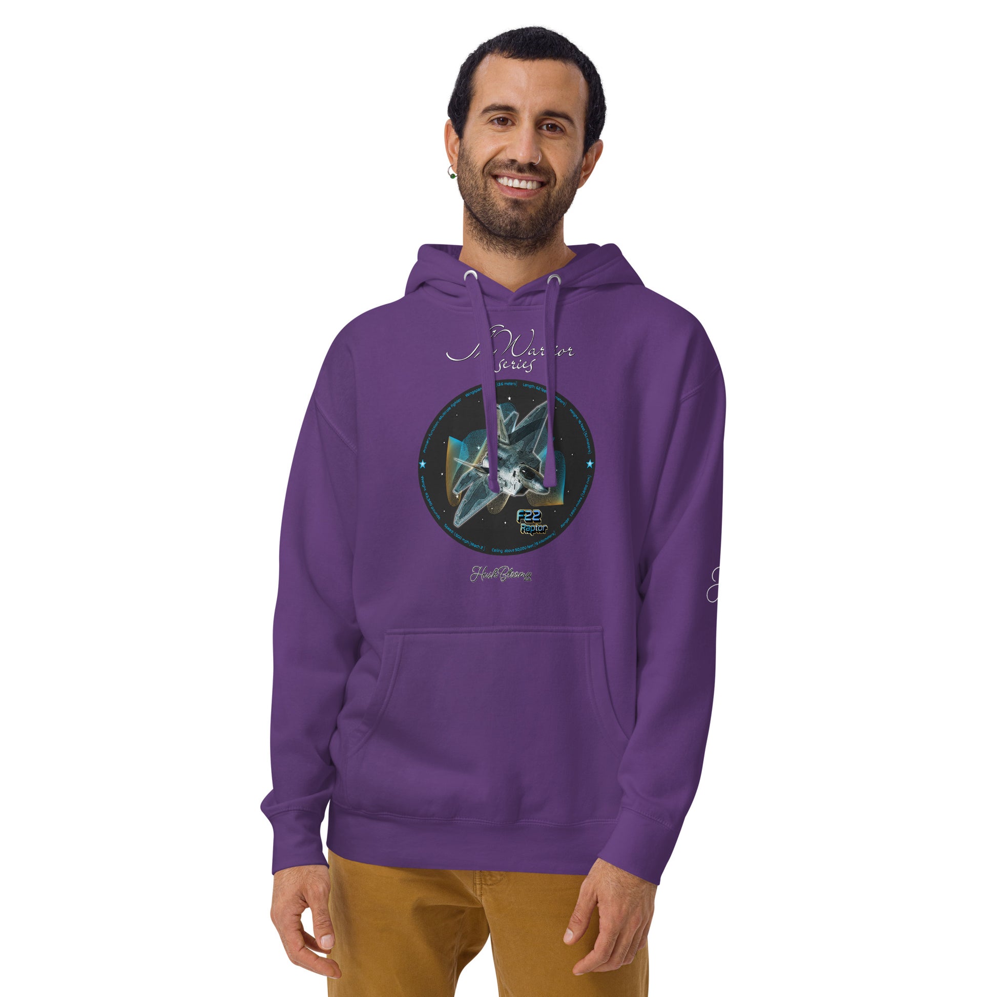 Purple - F22 Raptor Men’s Hoodie