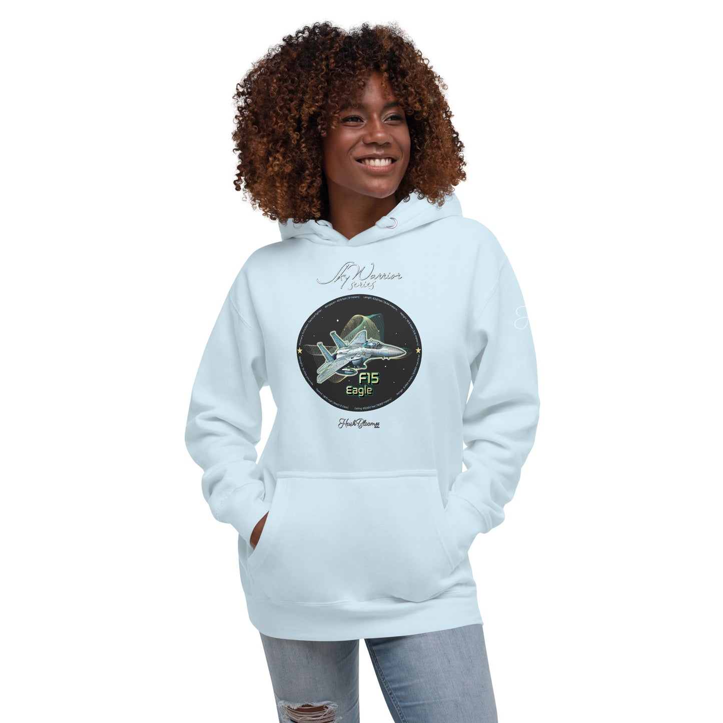 Sky Blue - F15 Eagle Women’s Hoodie