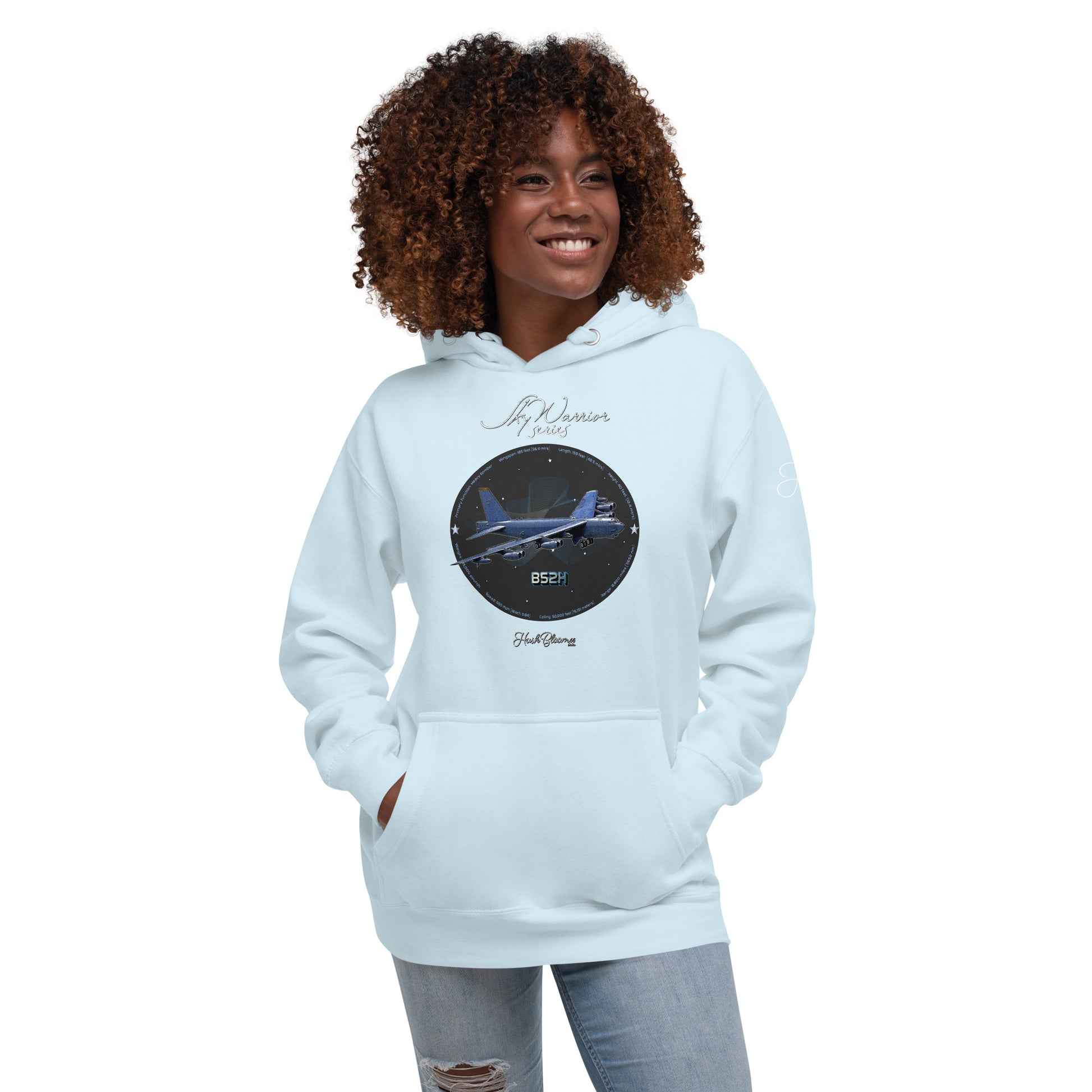 Sky Blue - B52H Stratofortress Women’s Hoodie